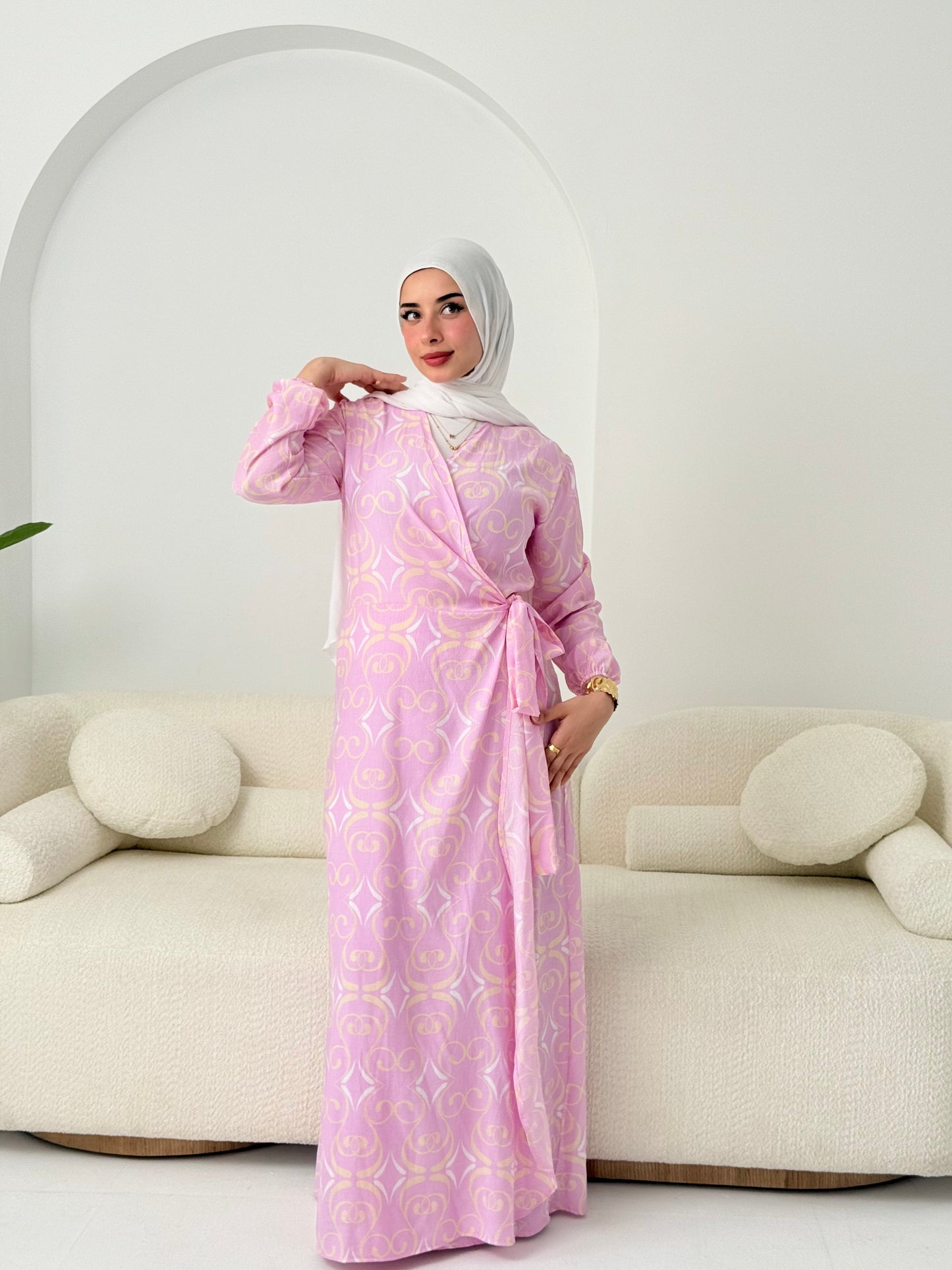 Candy Kayan Dress In Pink