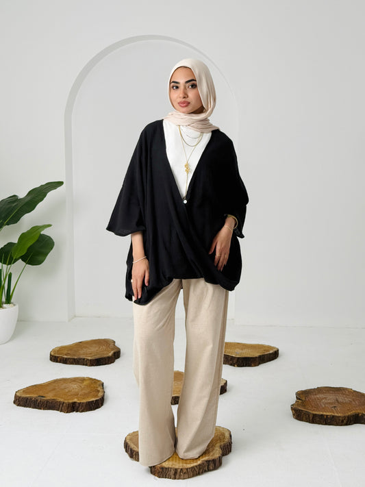 Qurwazih Top In Black