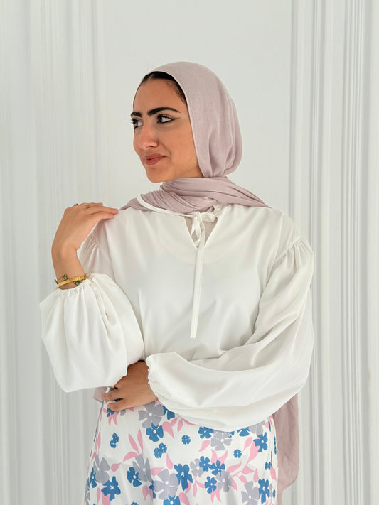 Geska Blouse In White