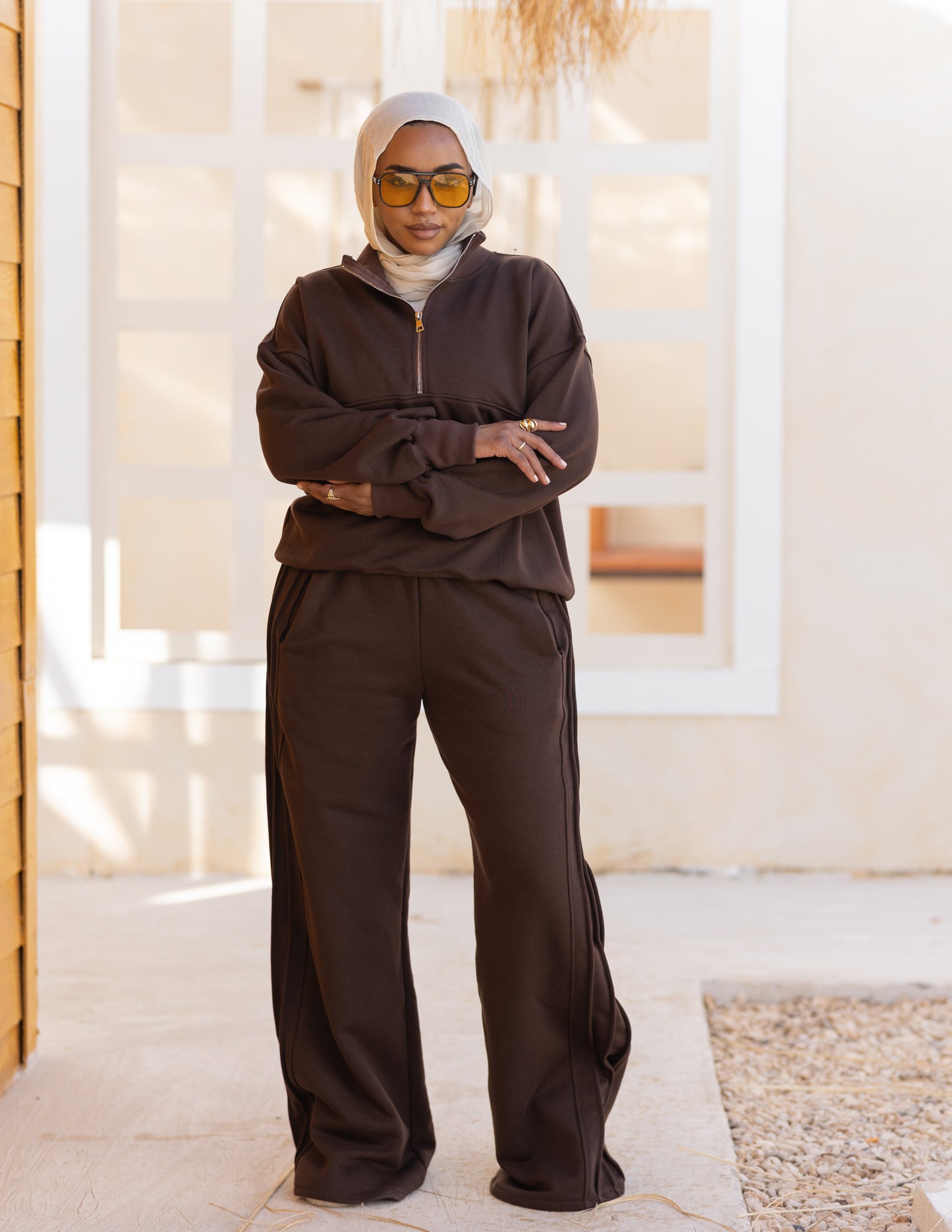 Emera Set — Burnt Brown