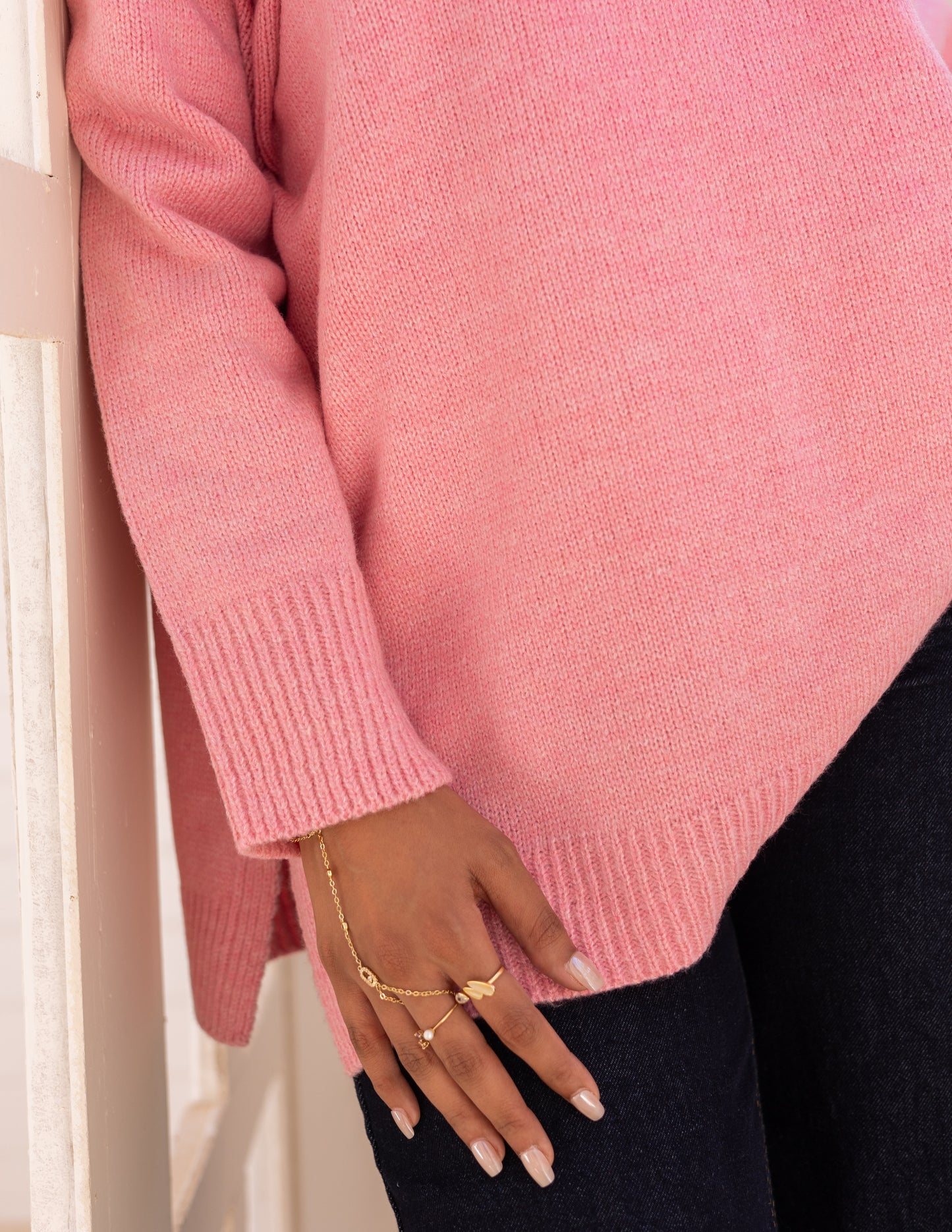 Vybe. Pullover — Flamingo Pink