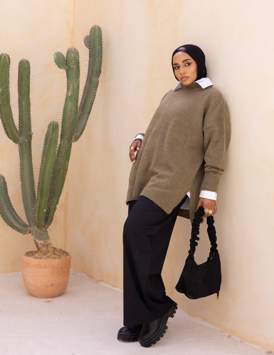 Vybe Pullover — Olive