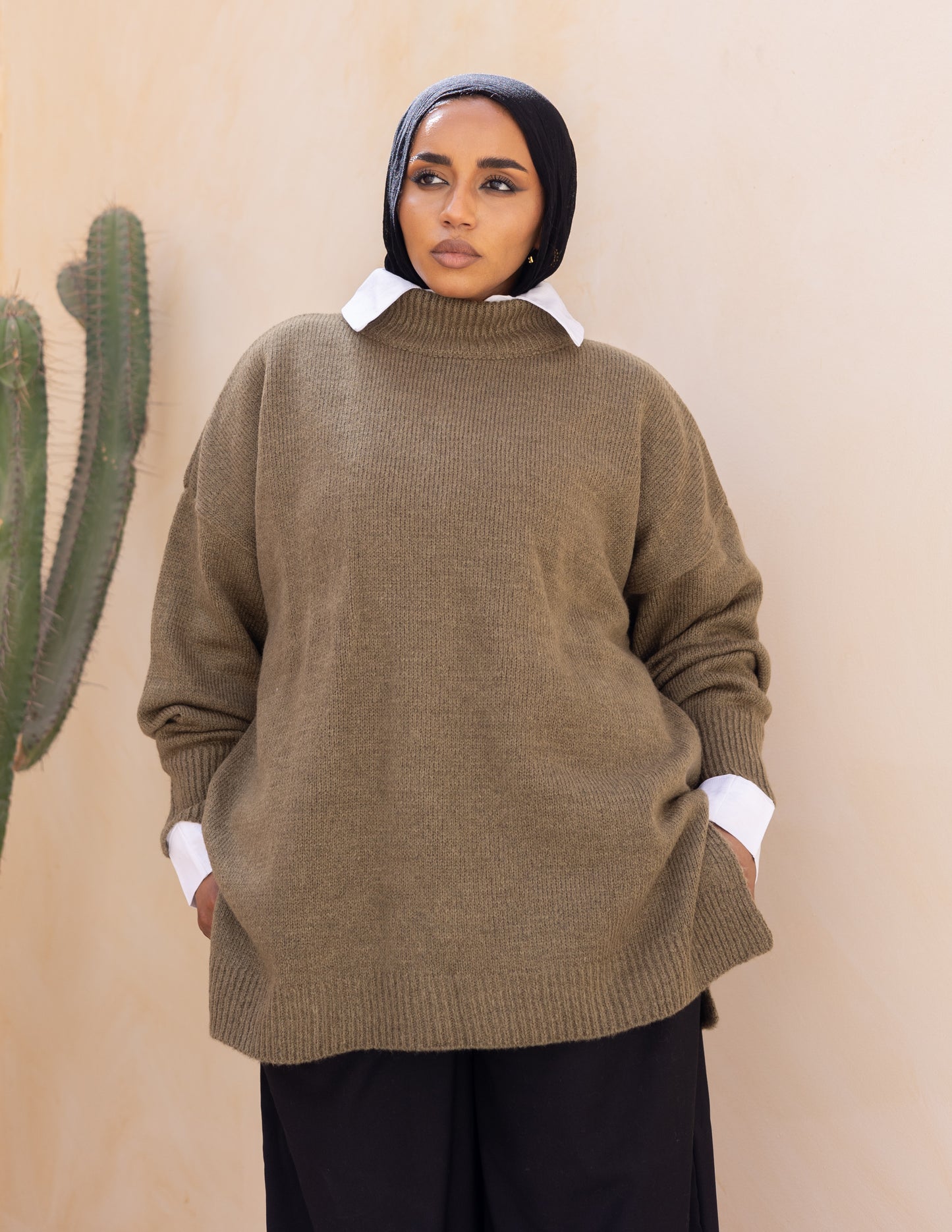 Vybe. Pullover — Olive