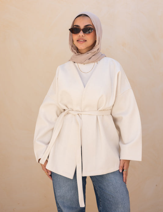 Alma Coat — Off-White