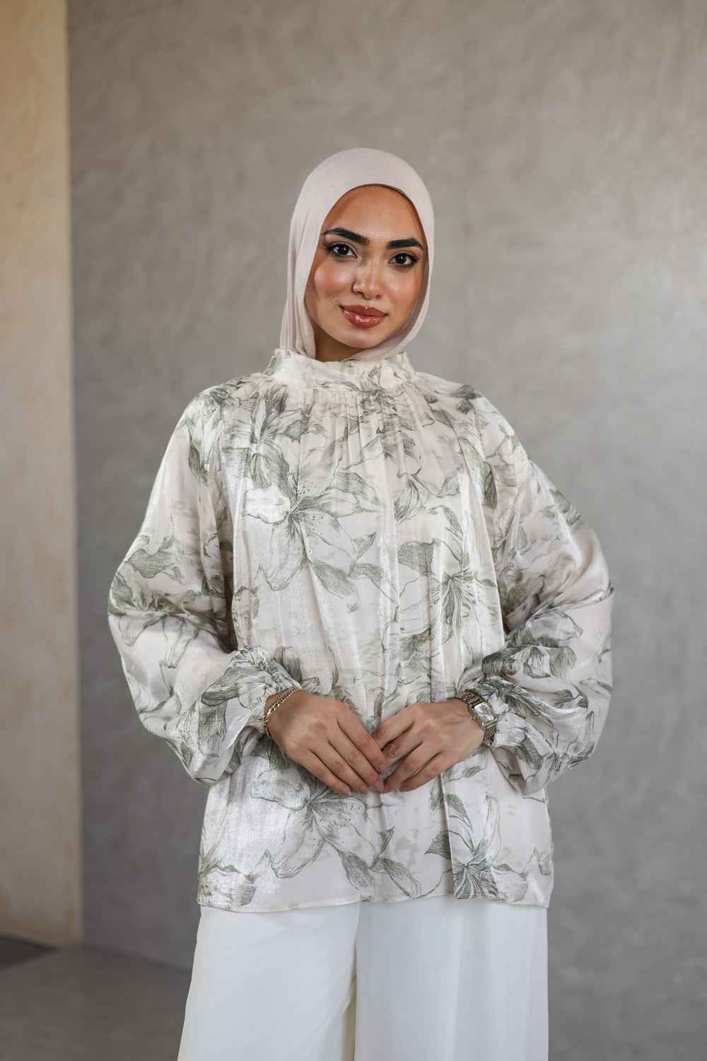 Orchid Blouse_ Olive