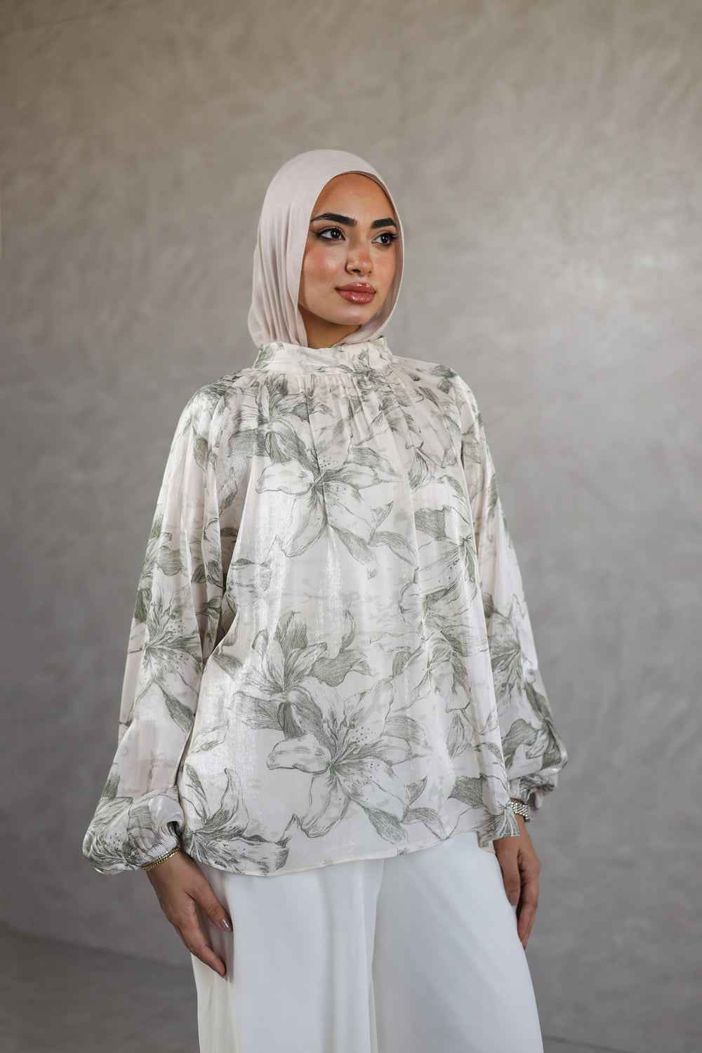 Orchid Blouse_ Olive