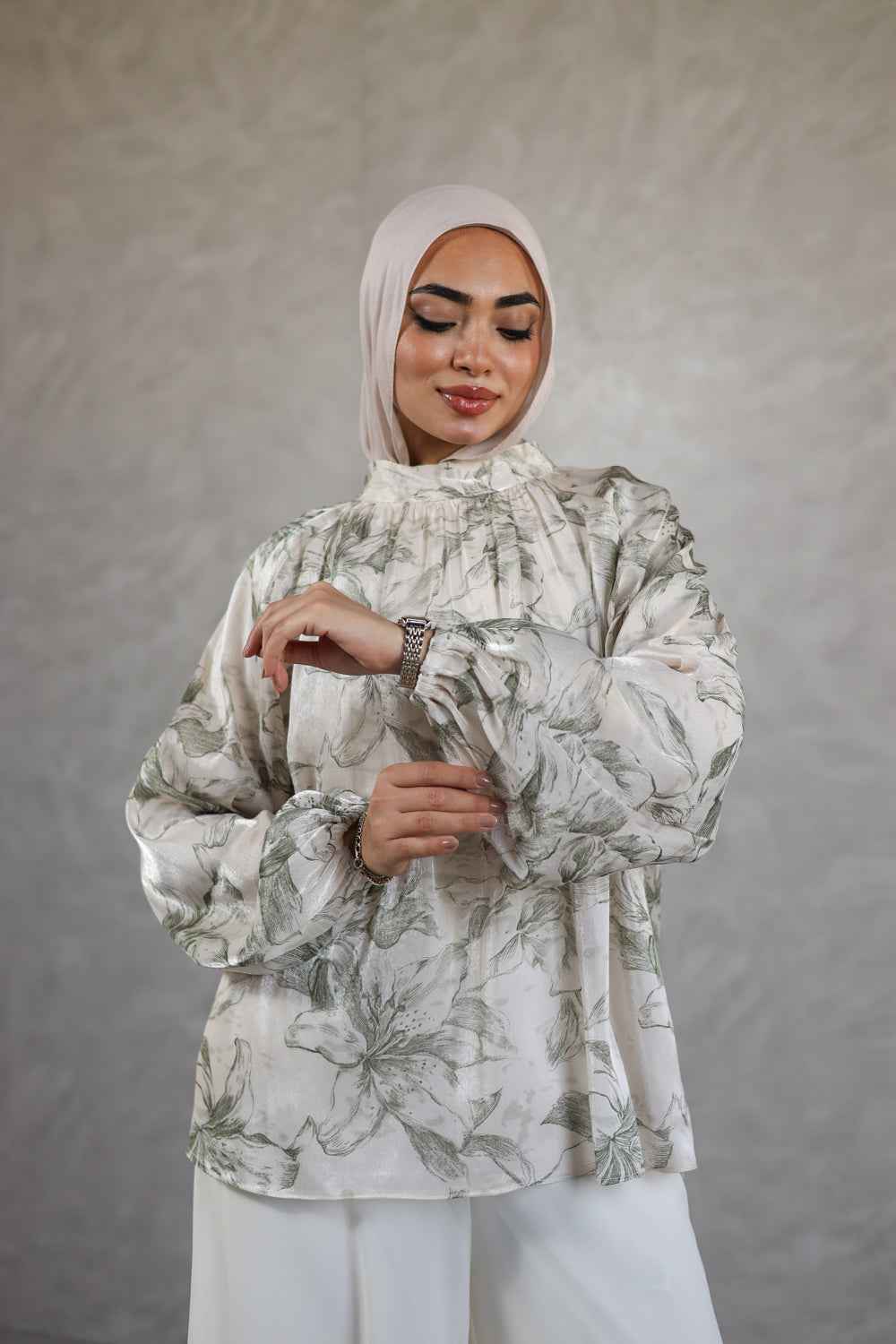 Orchid Blouse_ Olive