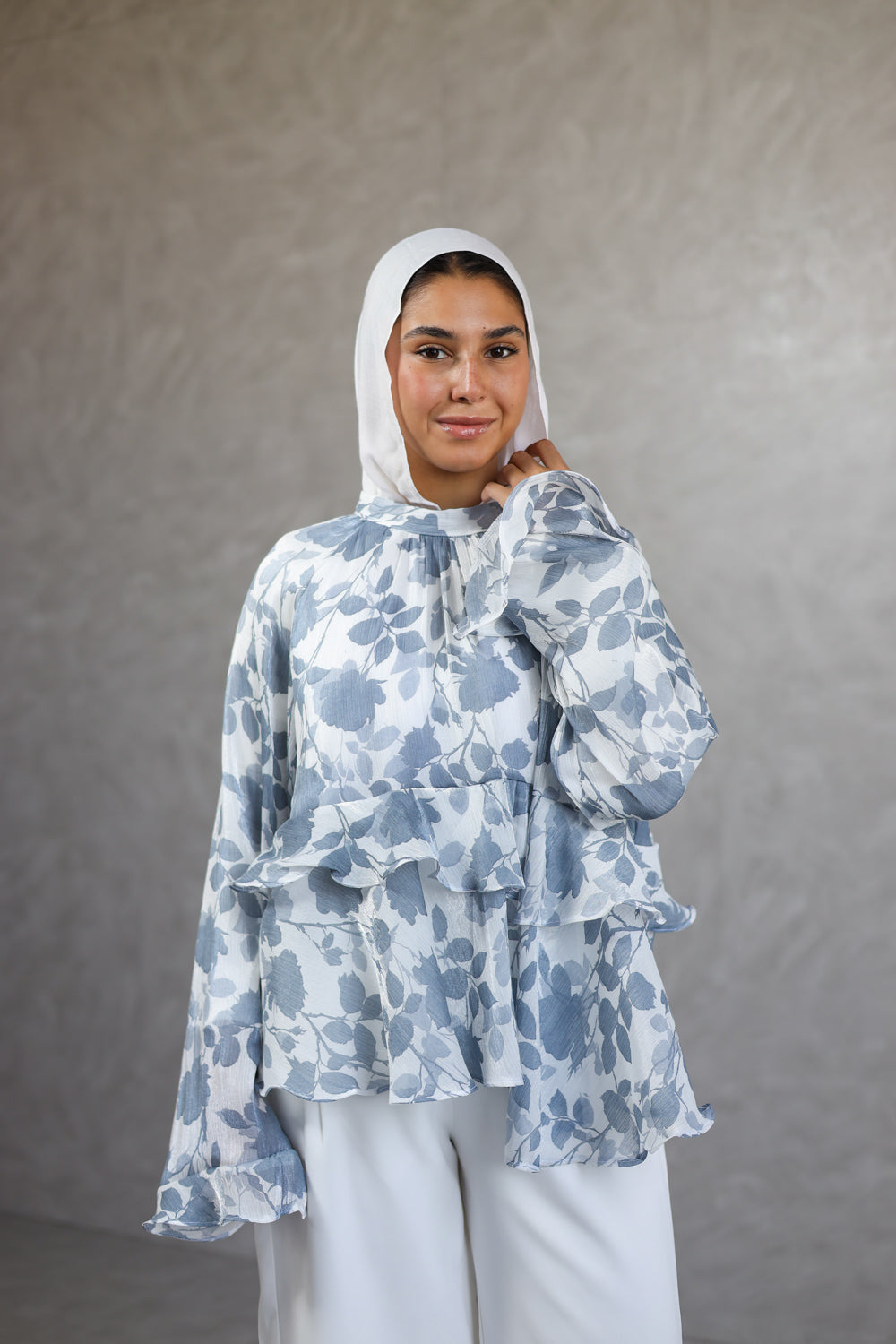 Pansy Blouse_ Blue
