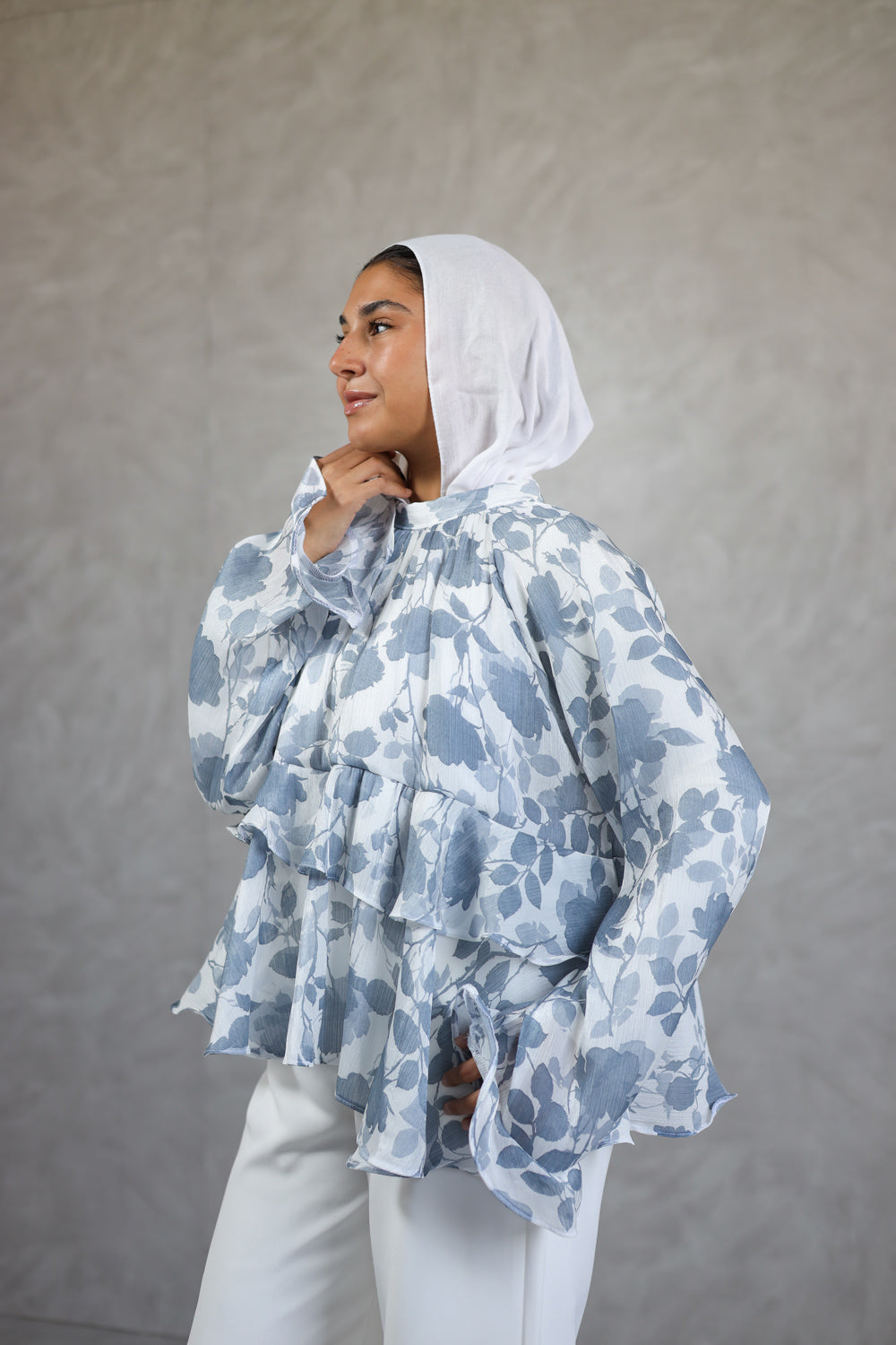 Pansy Blouse_ Blue