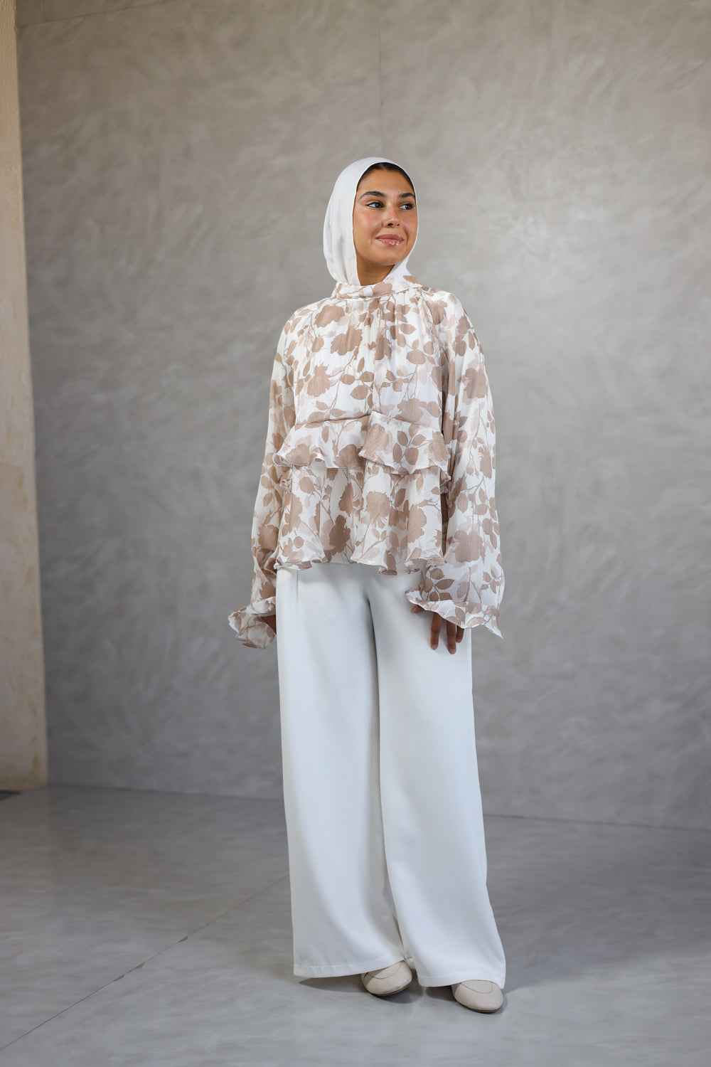 Pansy Blouse_ Beige