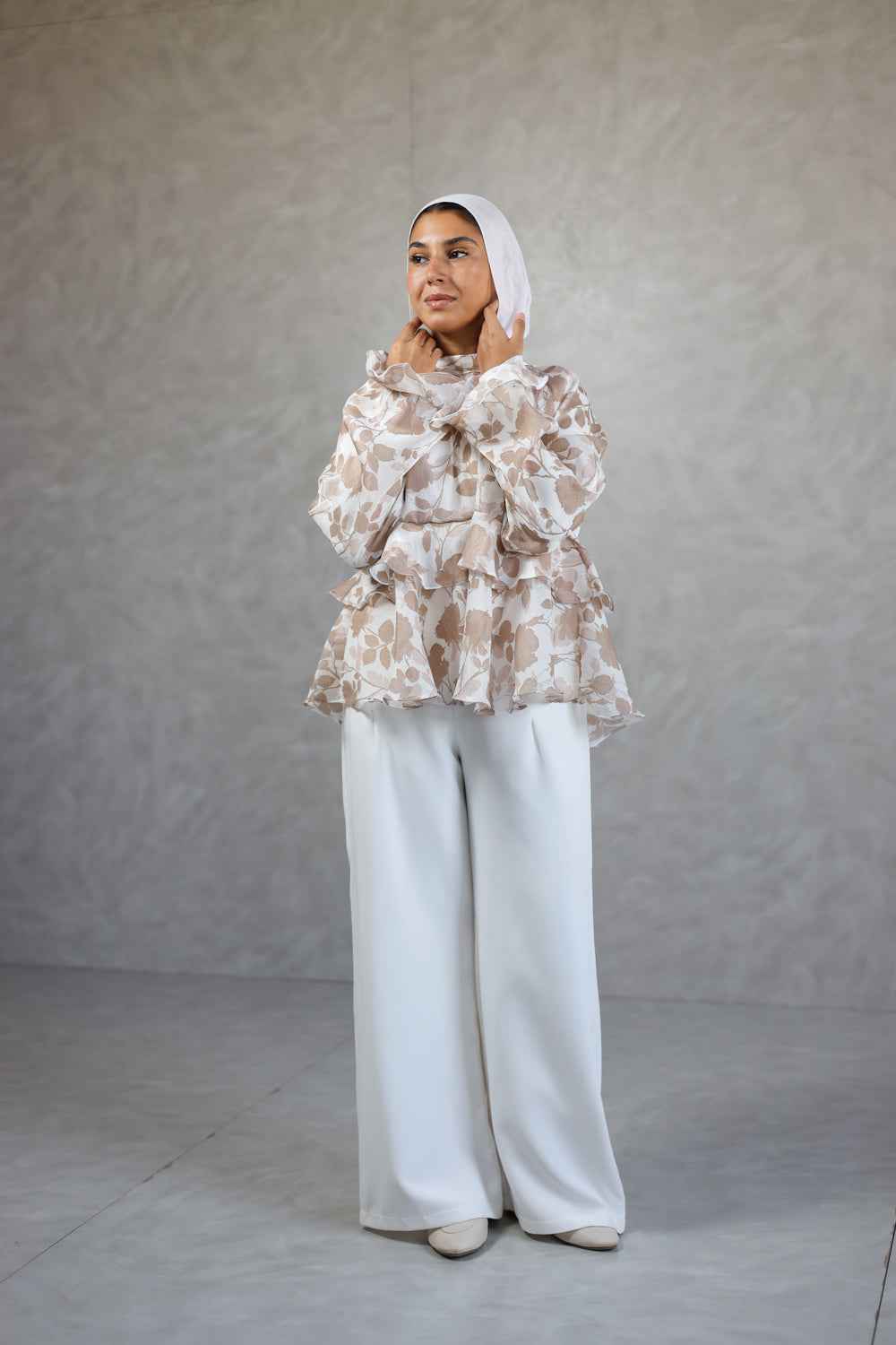 Pansy Blouse_ Beige