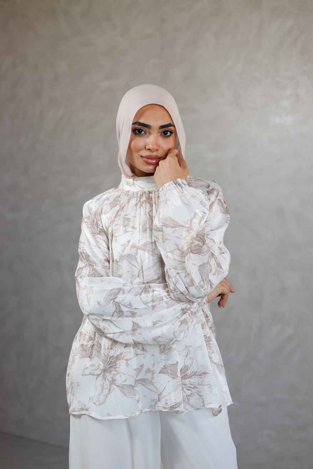 Orchid Blouse_Beige