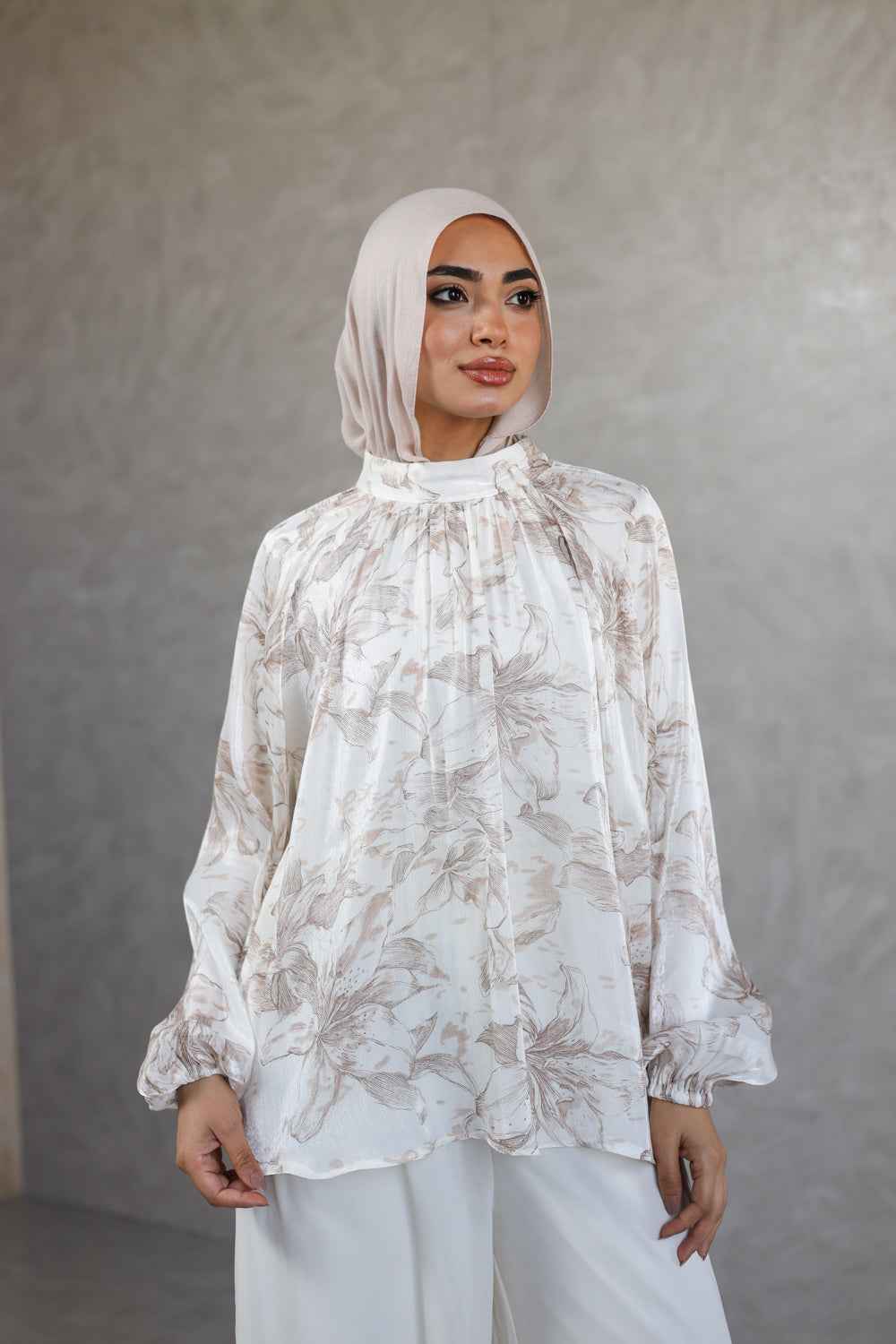 Orchid Blouse_Beige