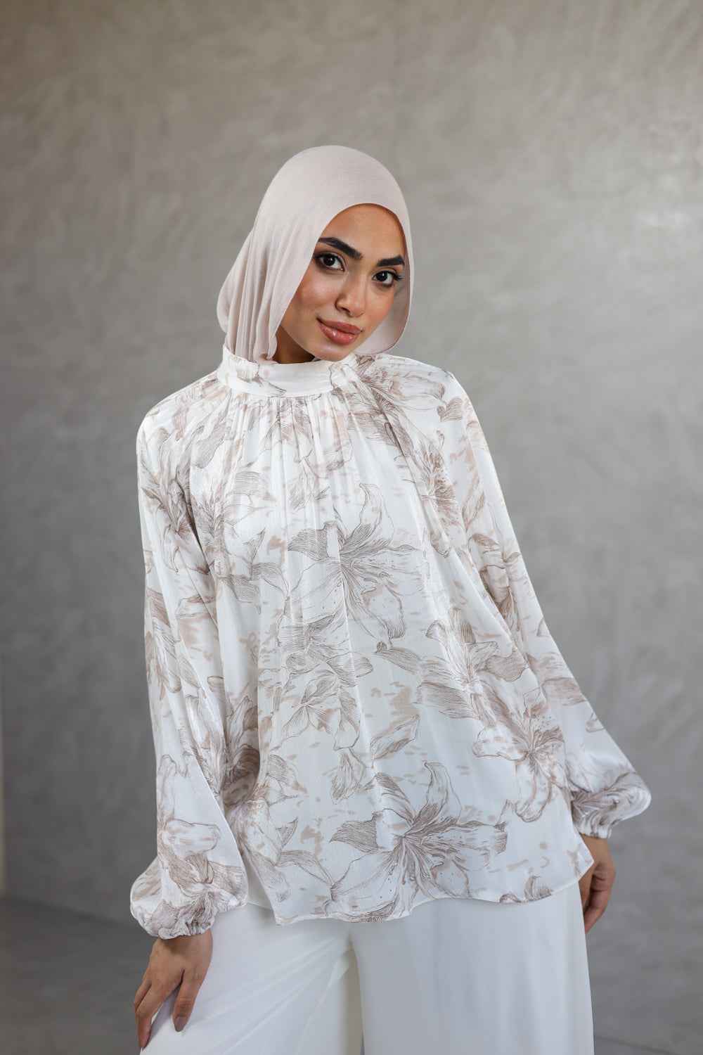 Orchid Blouse_Beige