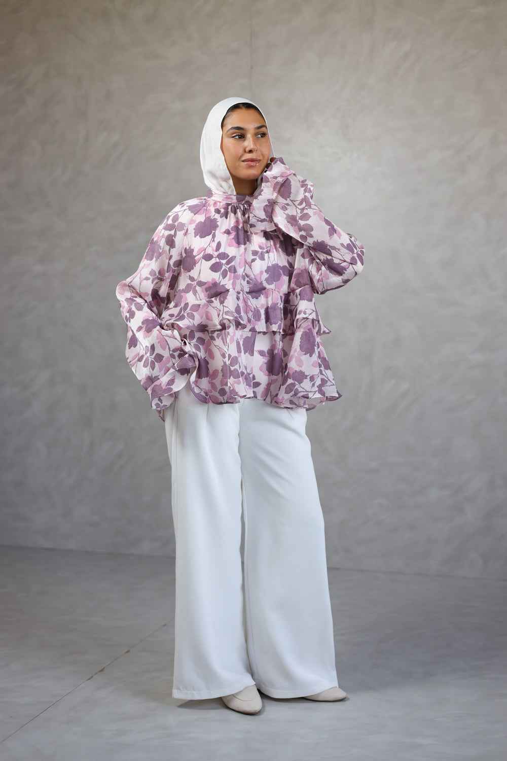 Pansy blouse_purple