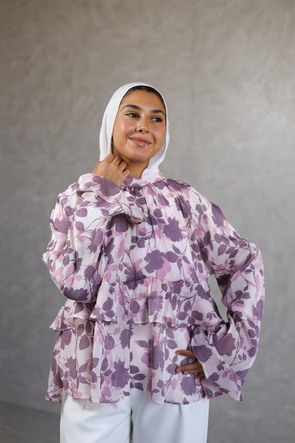 Pansy Blouse_Purple