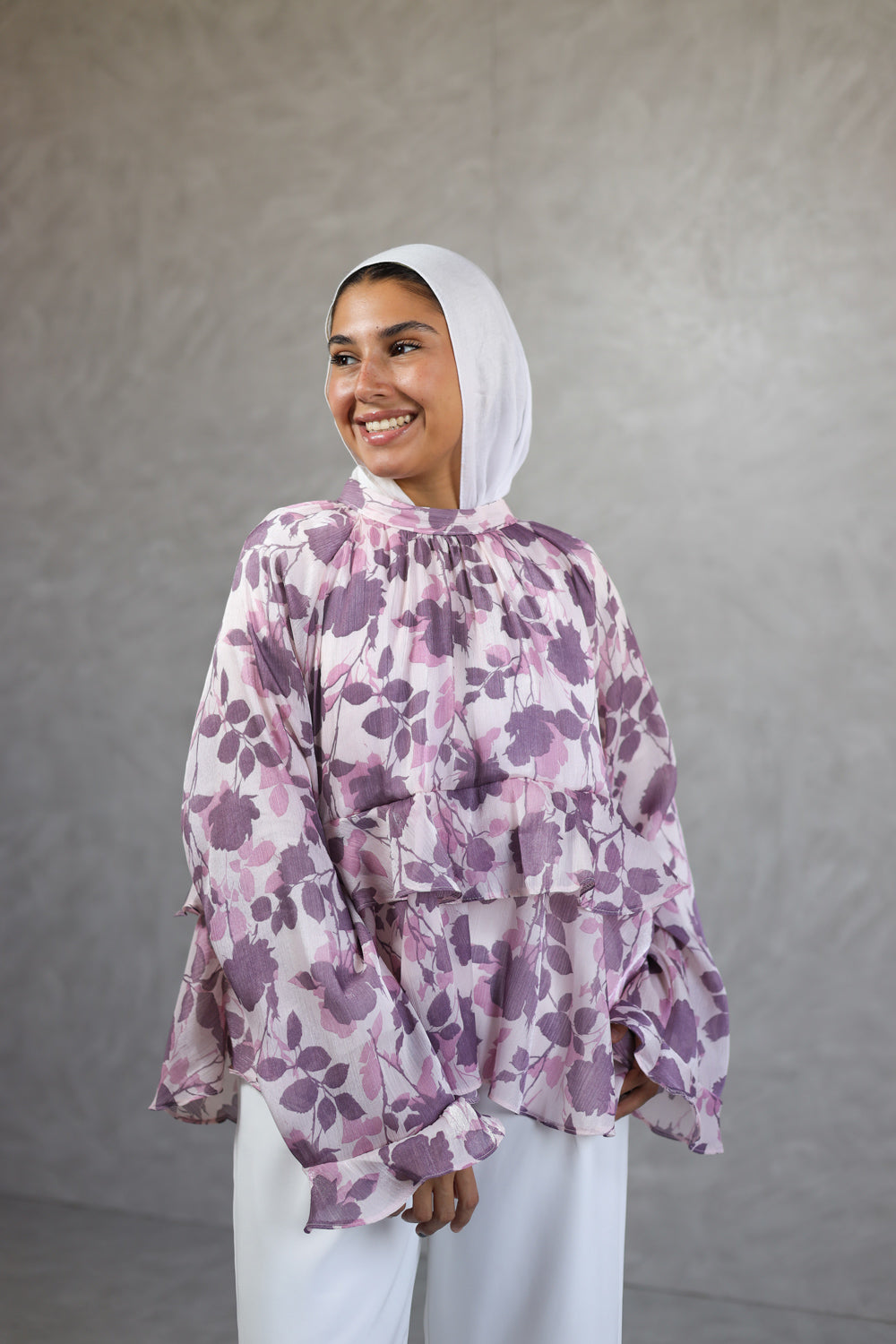 Pansy Blouse_Purple