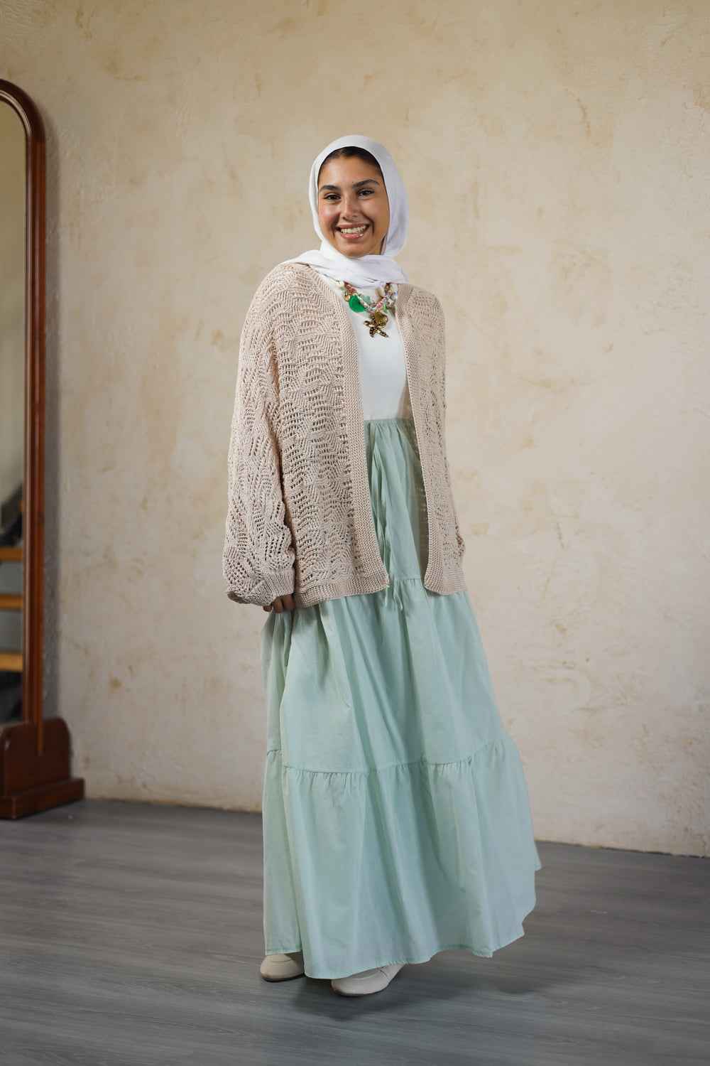Daydream Skirt_ light green