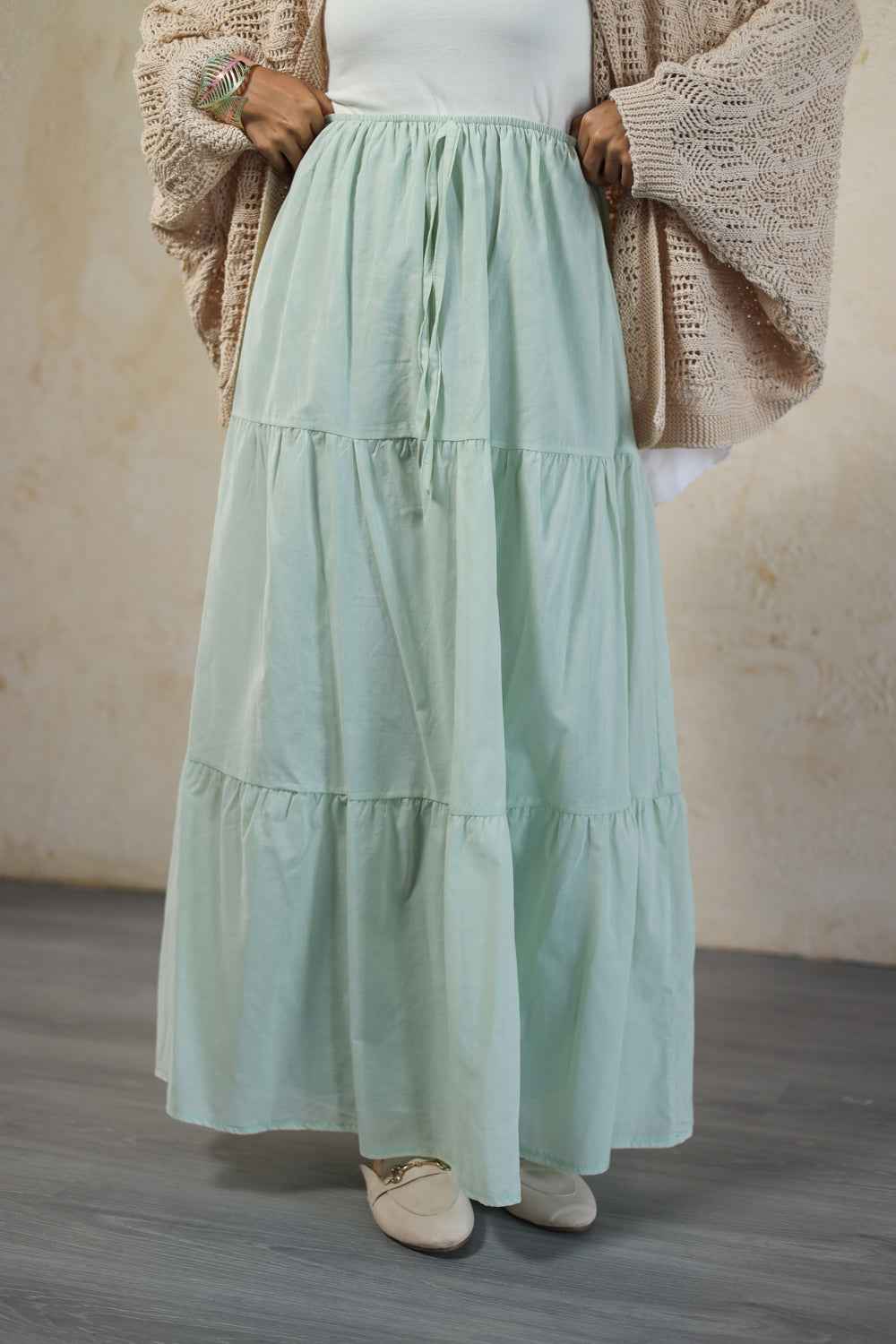 Daydream Skirt_ light green