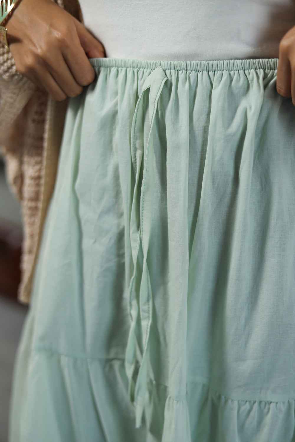 Daydream Skirt_ light green
