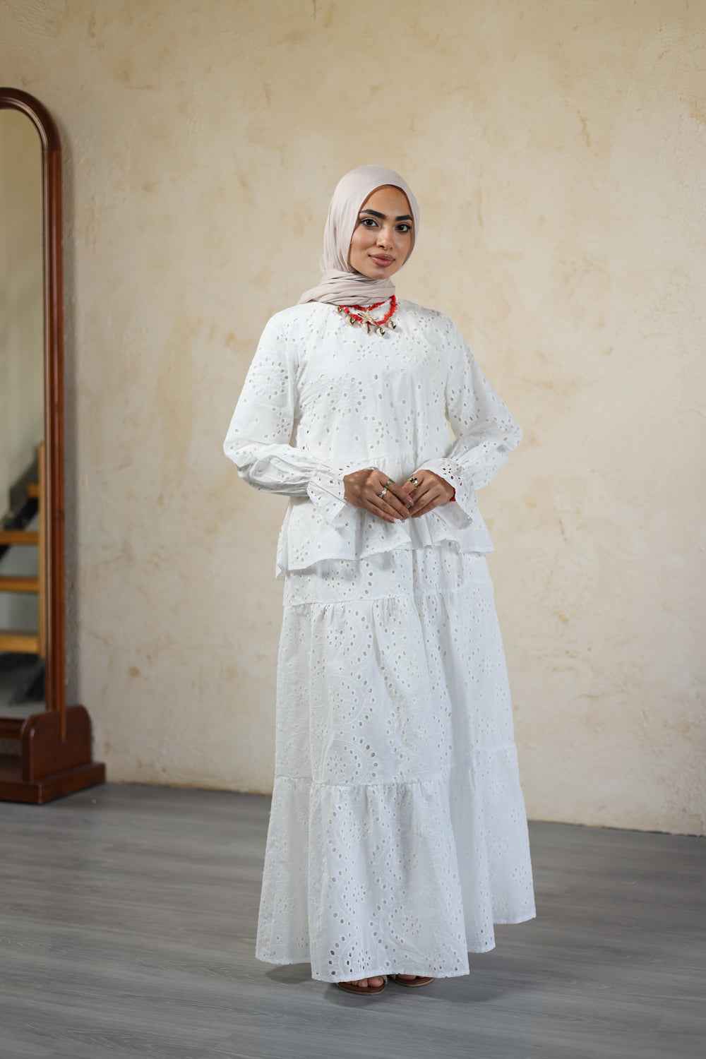 Blossom Skirt _ white