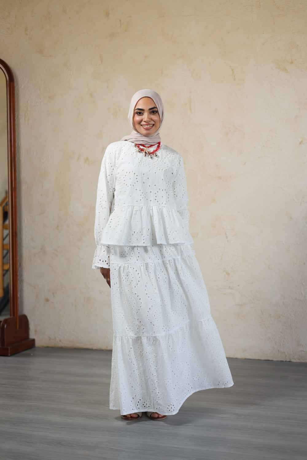 Blossom Skirt _ white