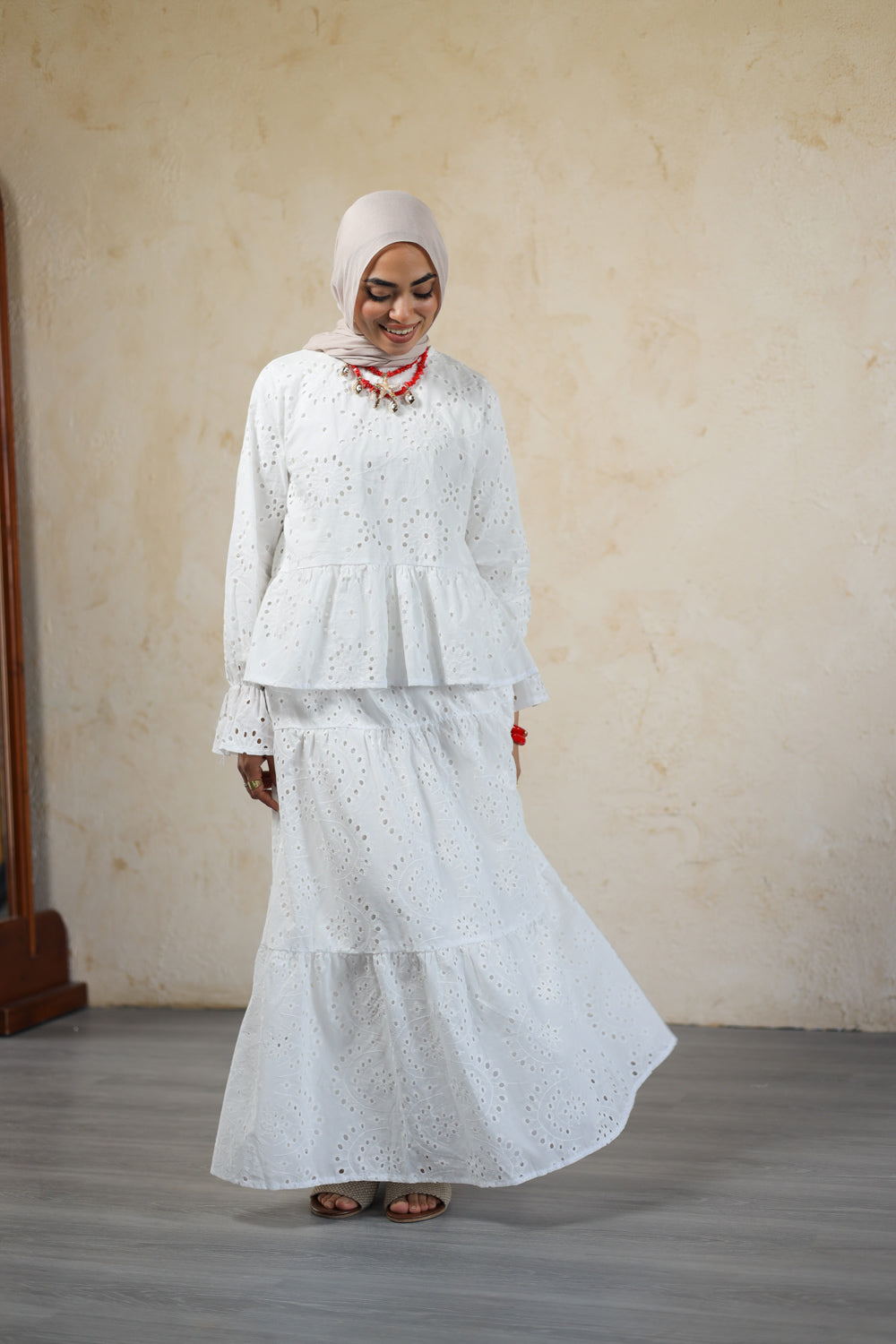 Blossom Skirt _ white