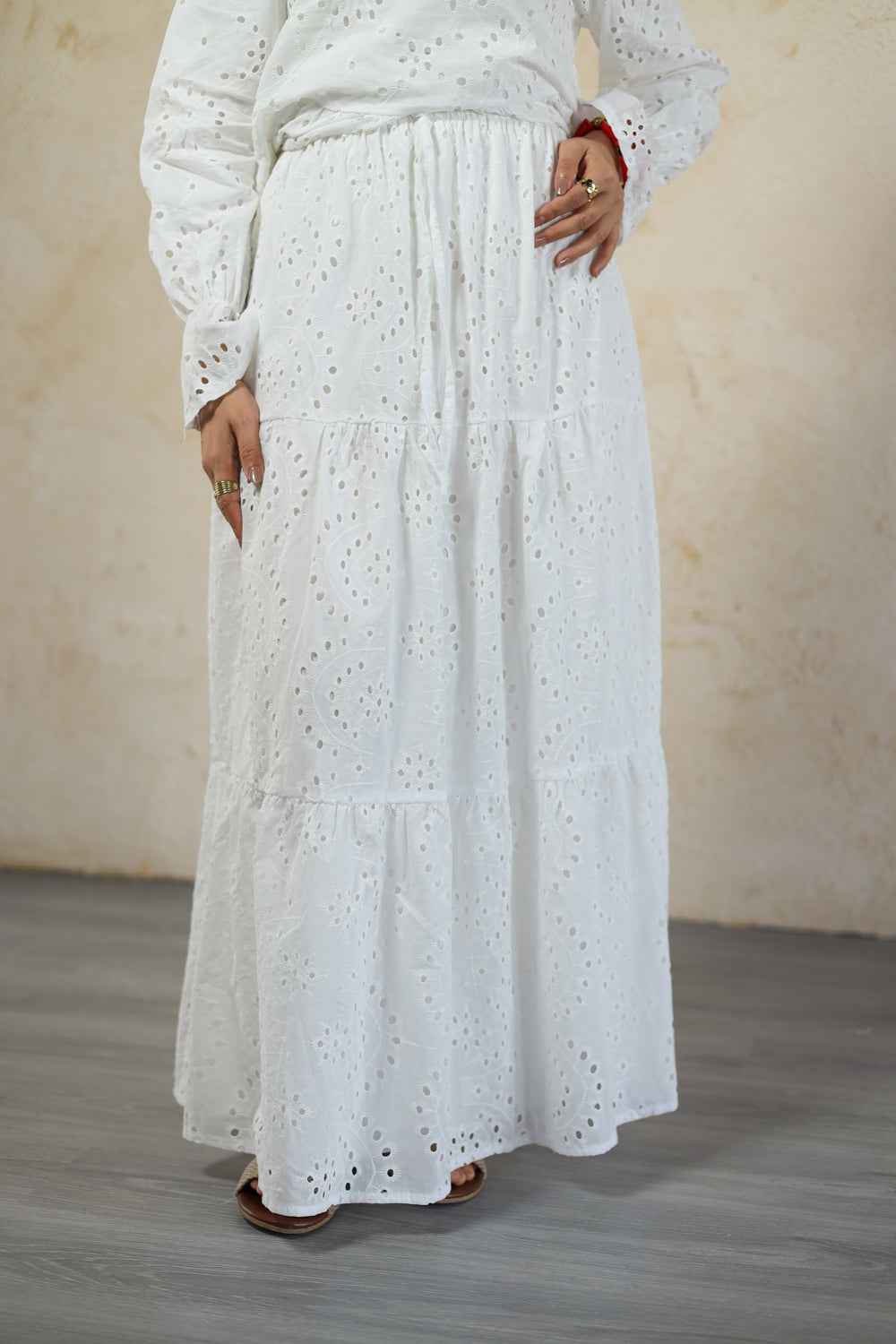 Blossom skirt _ white