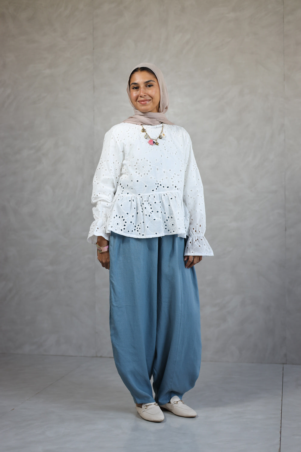 Dalilah Blouse _white
