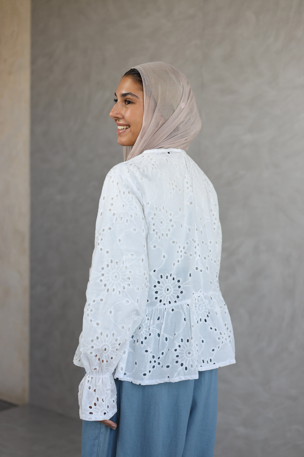 Dalilah Blouse _white