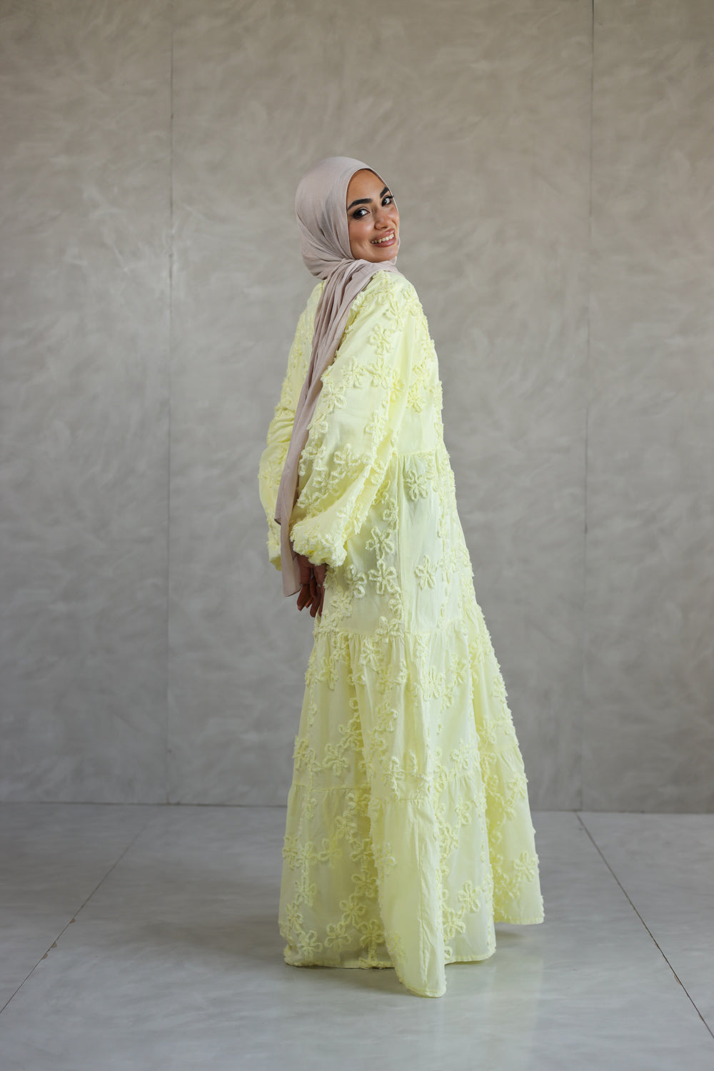 Tulia dress _butter yellow