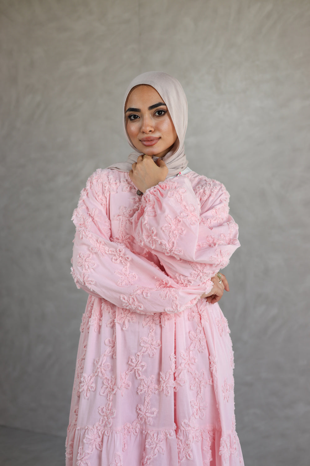 Tulia dress — baby pink