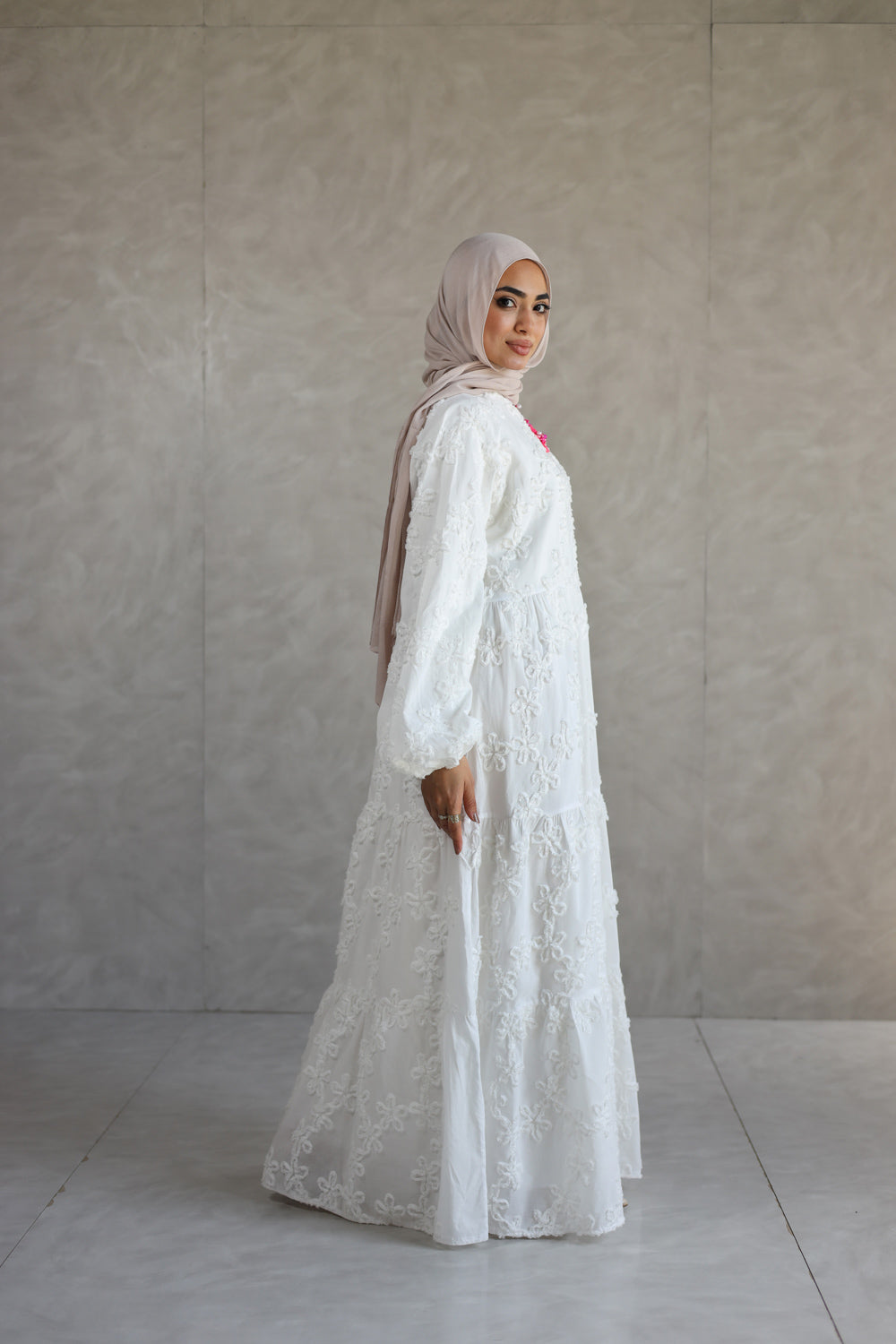 Tulia dress — white