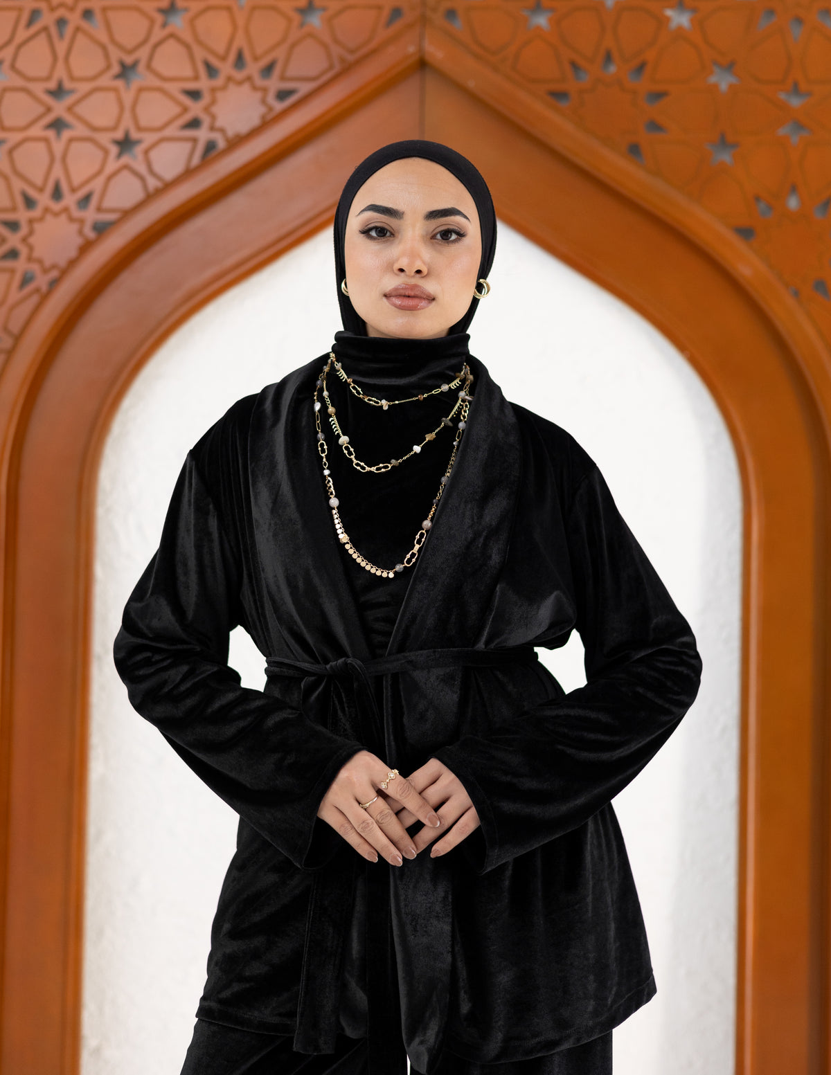 Layali set   in black