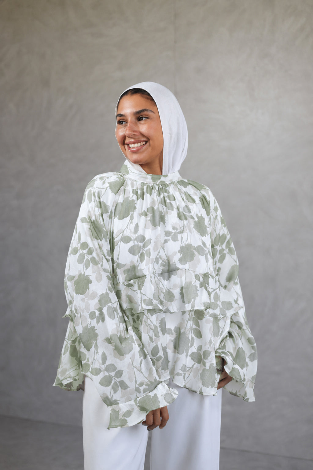 Pansy Blouse_ Mint