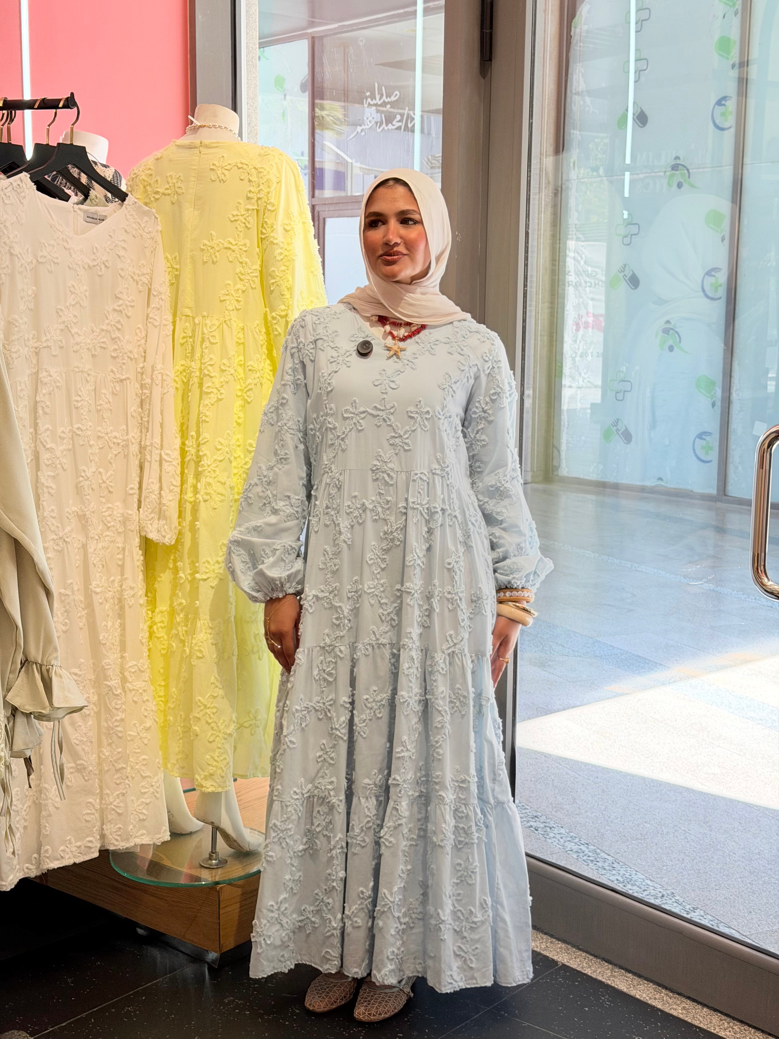 Tulia Dress — Baby Blue