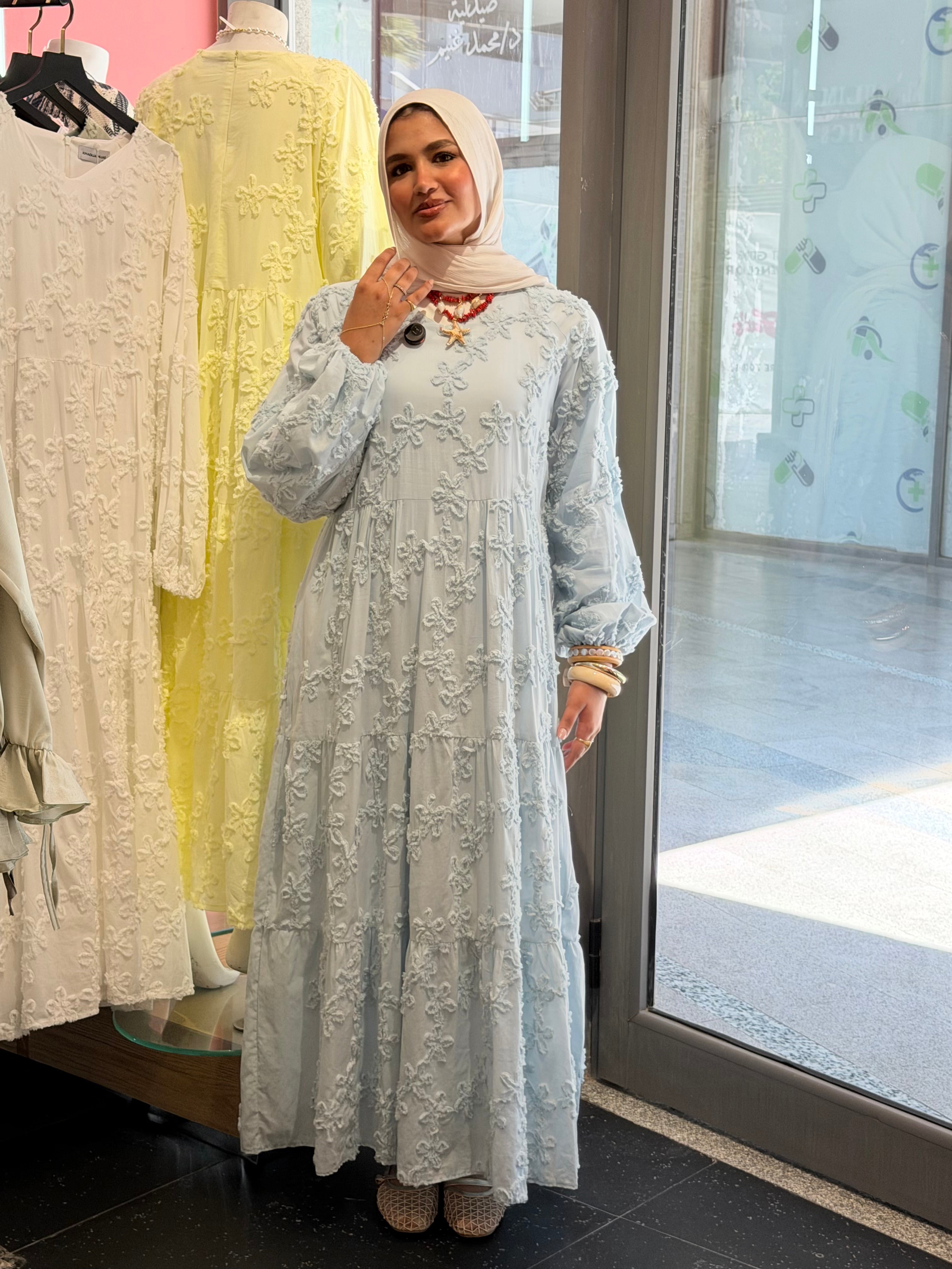 Tulia Dress — Baby Blue