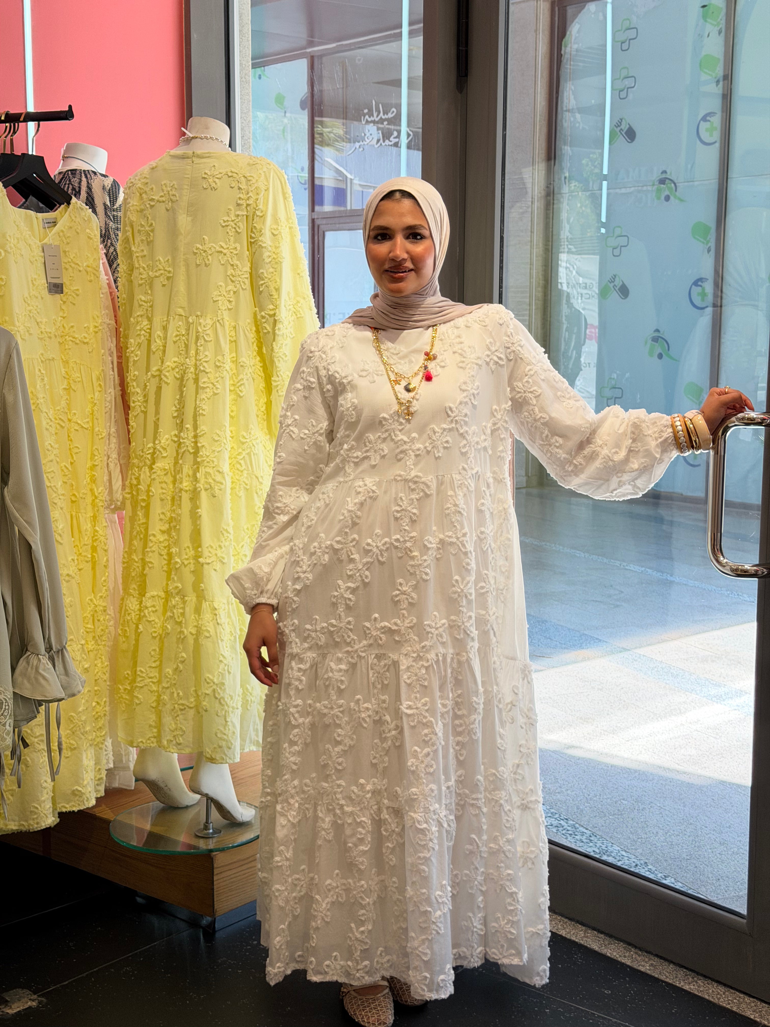 Tulia Dress — White