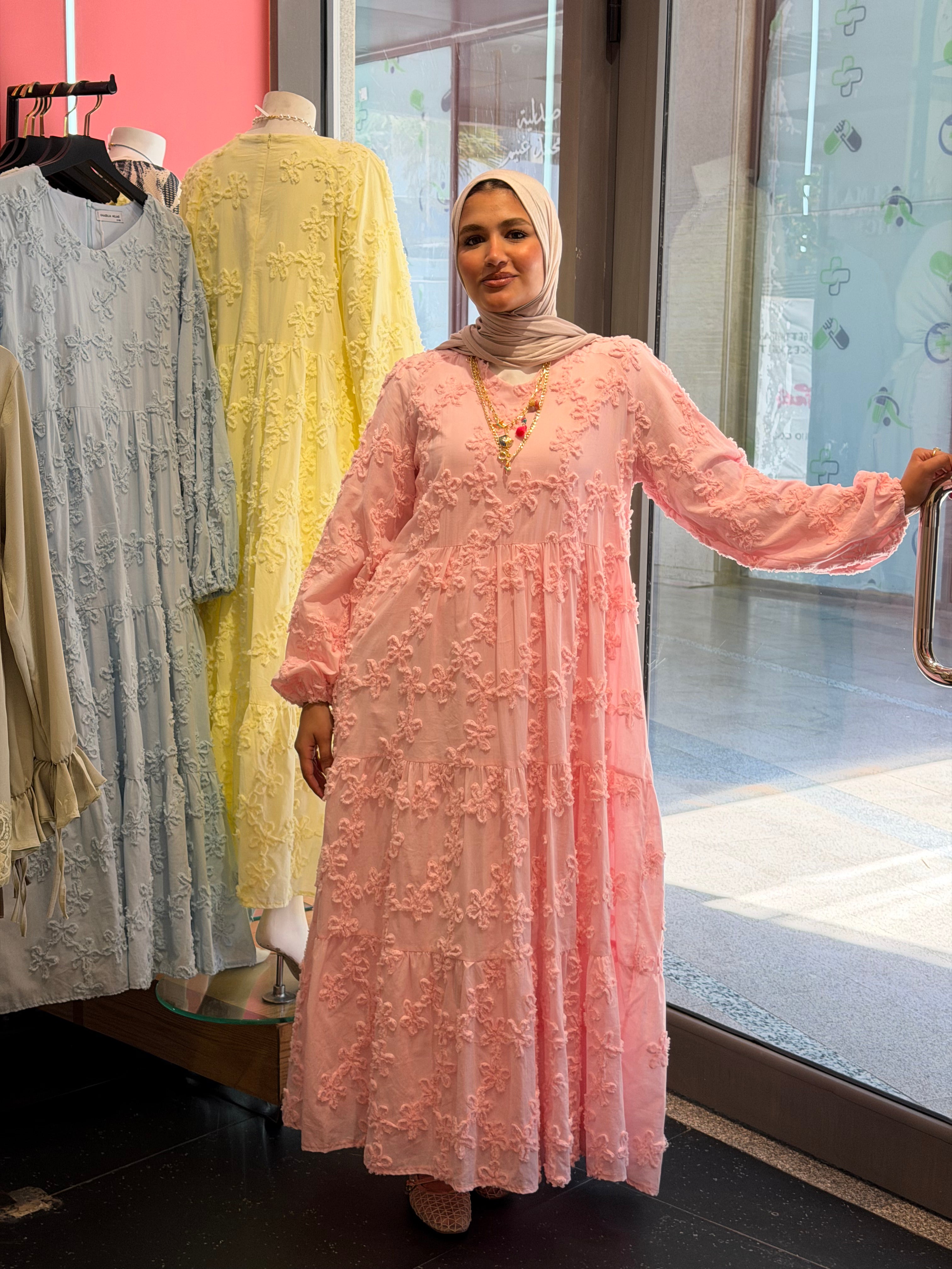Tulia Dress — Baby Pink