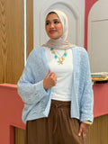 Daisy Cardigan — Baby Blue