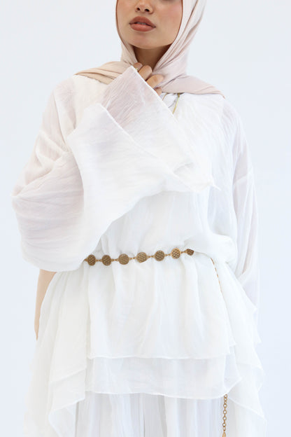 Crushed Set in White