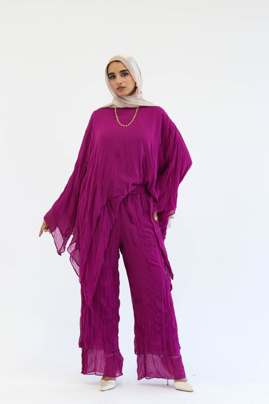 Crushed Set in Purple