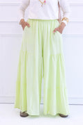 Butter Yellow Wide Leg Pants