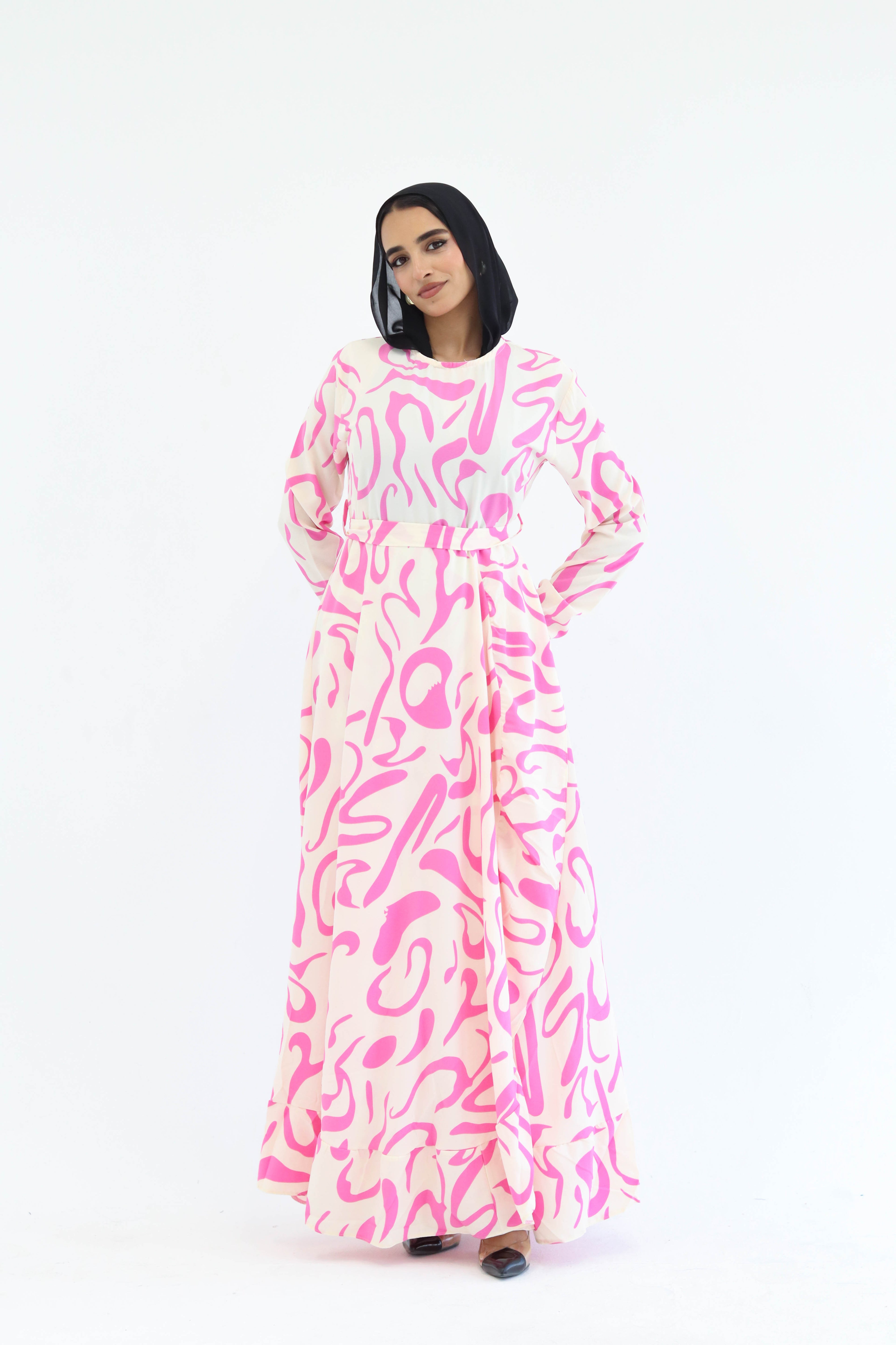 Floral Dress In Pink