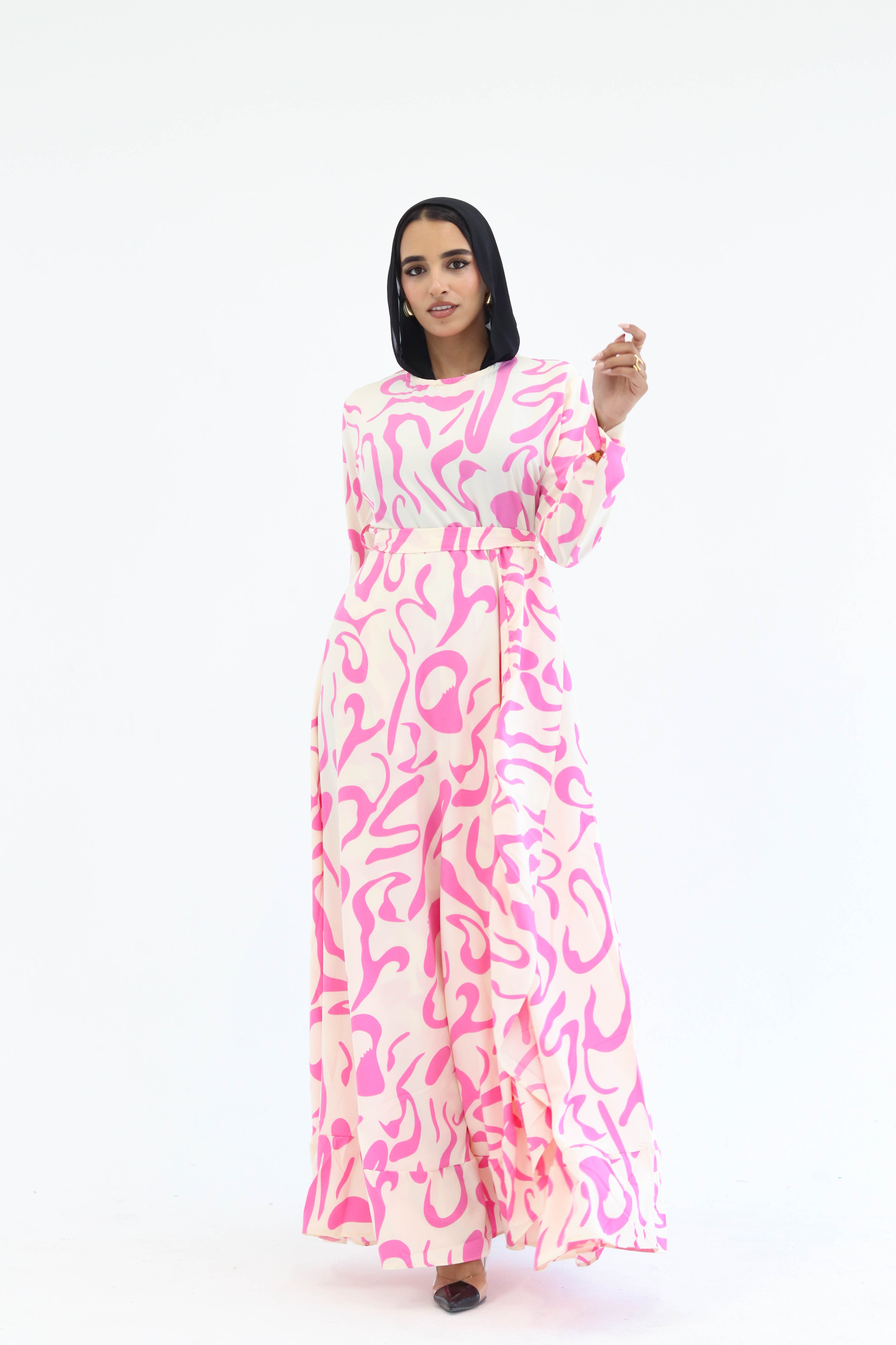 Floral Dress In Pink