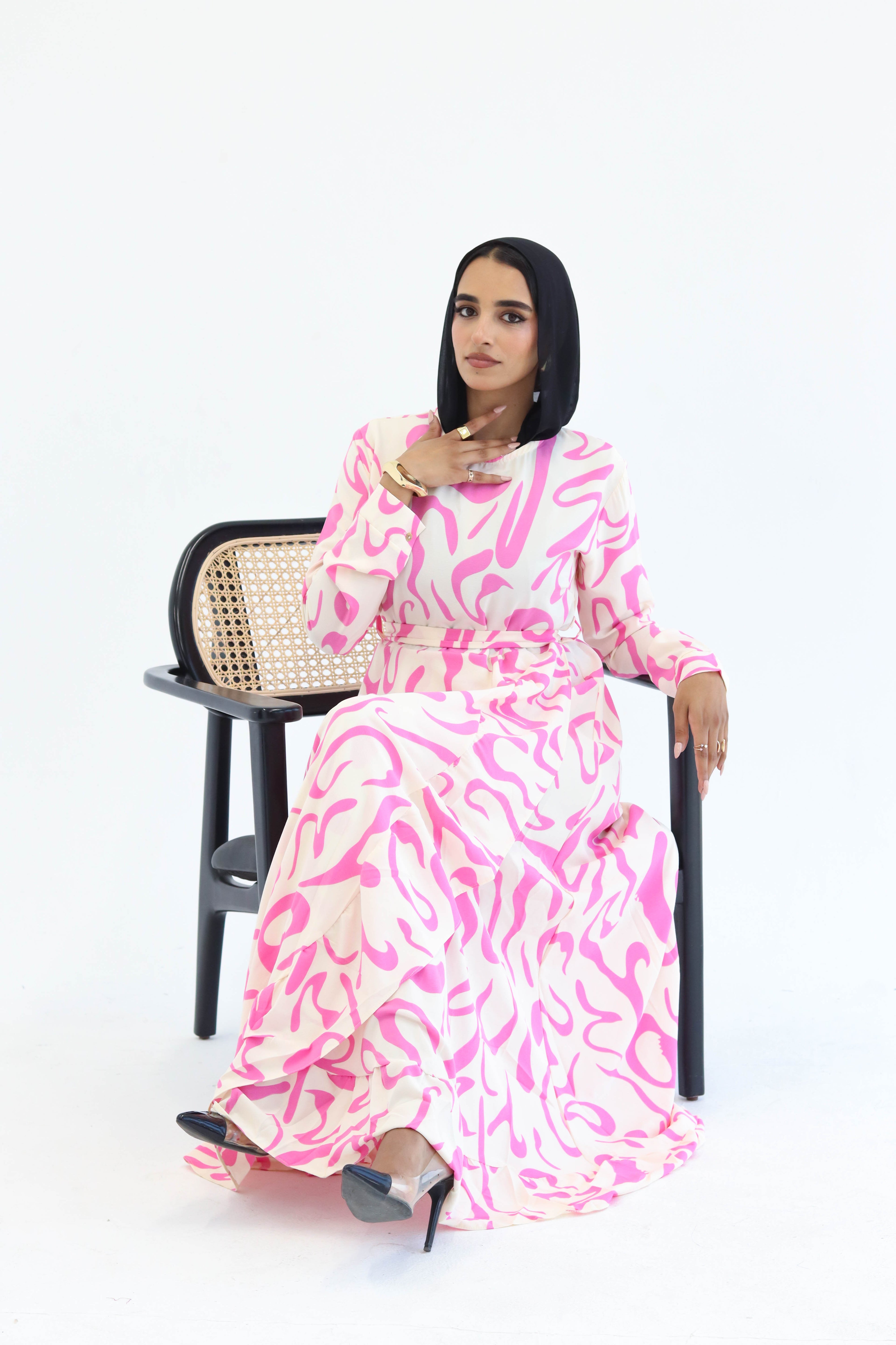 Floral Dress In Pink