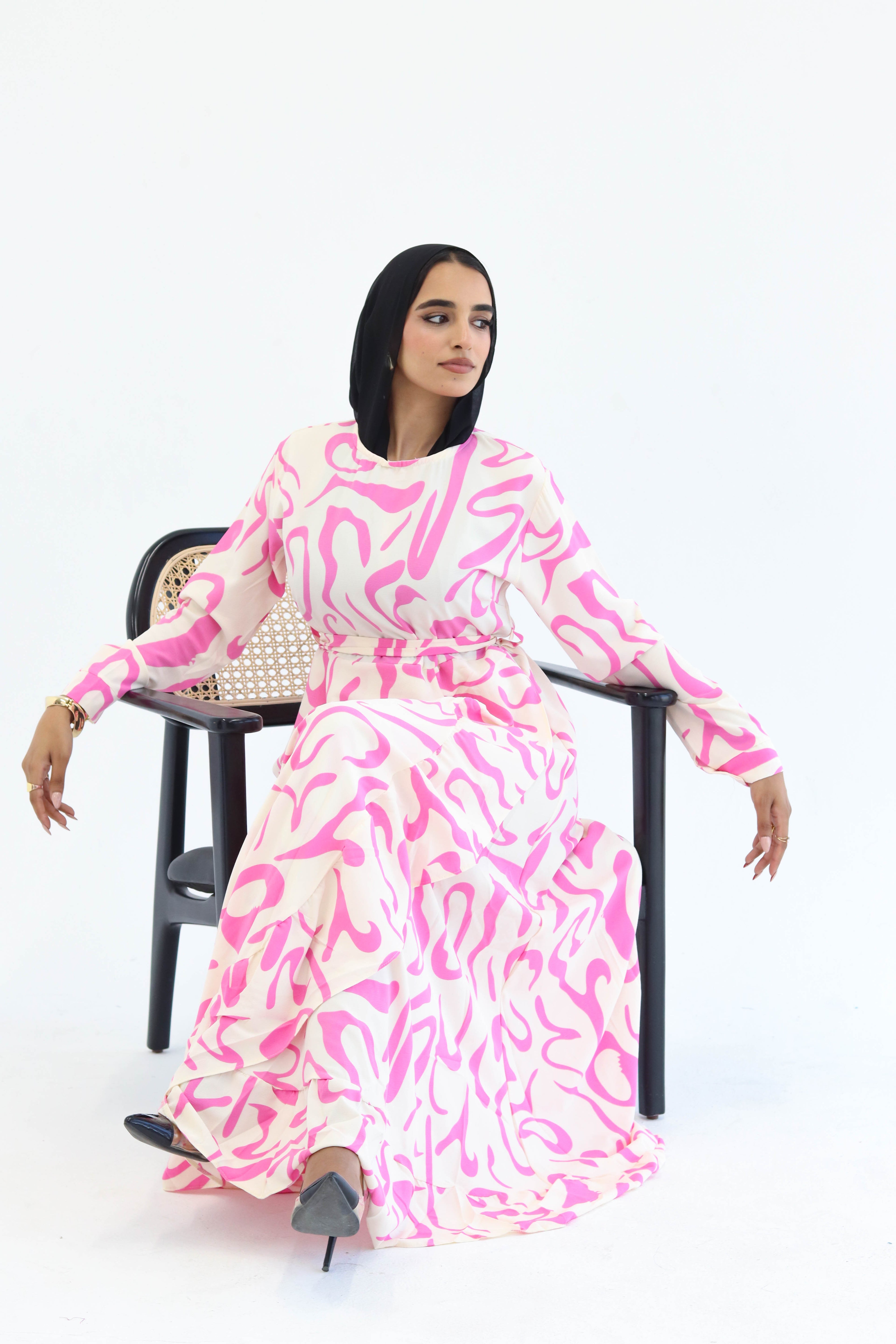 Floral Dress In Pink