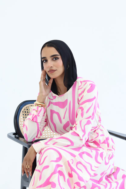 Floral Dress In Pink