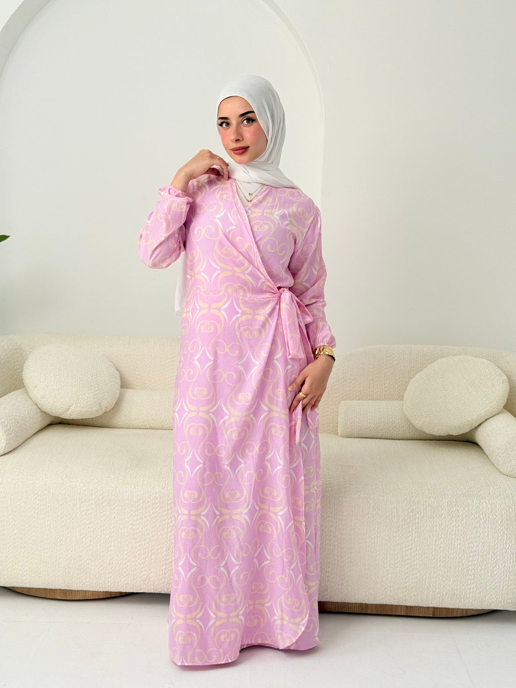 Candy Kayan Dress In Pink