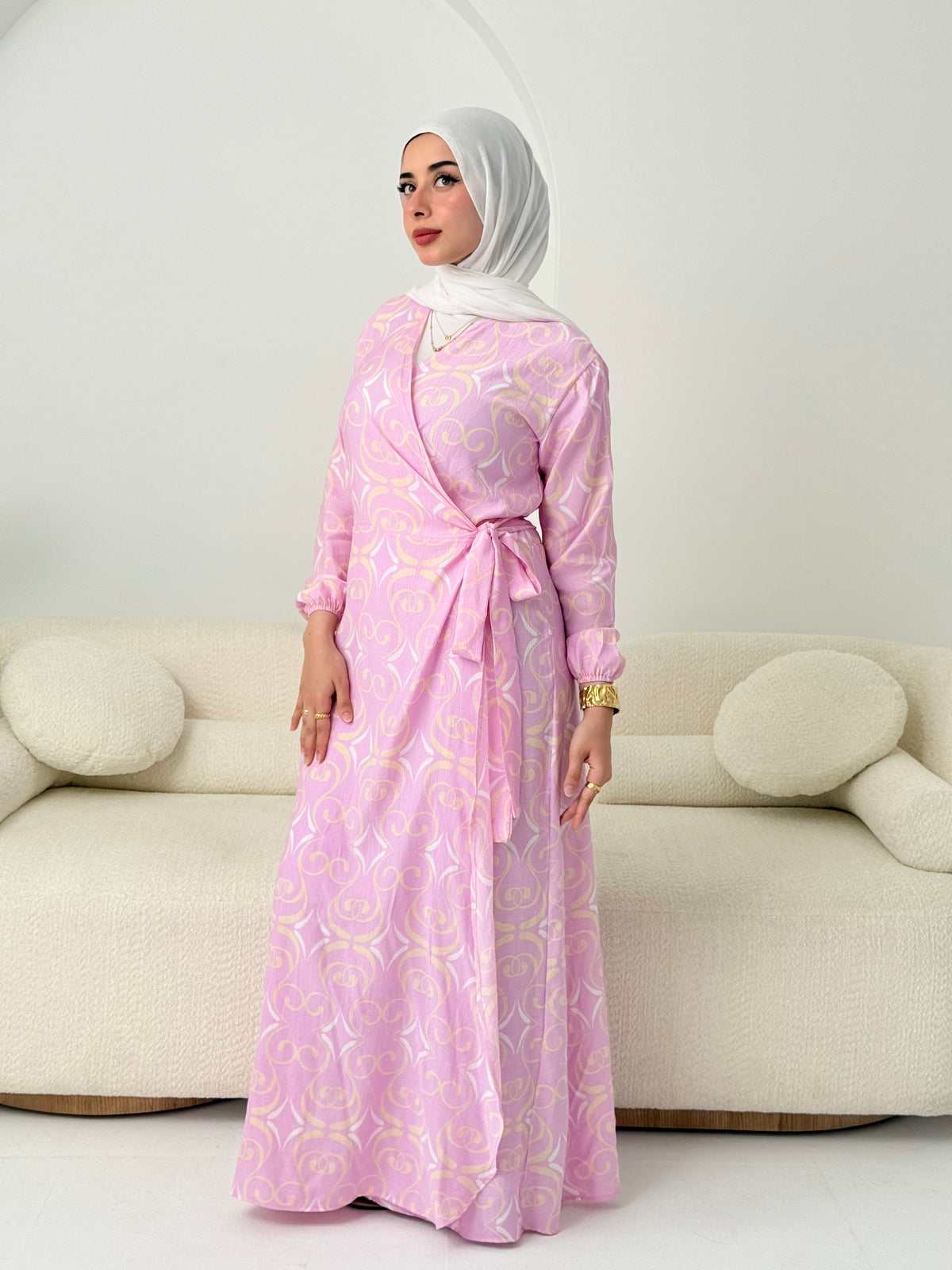 Candy kayan dress in pink